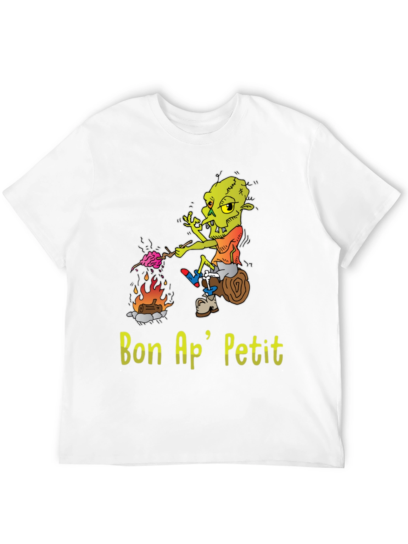 Bon Ap Petit T-Shirt - Funny Cartoon Goblin Design