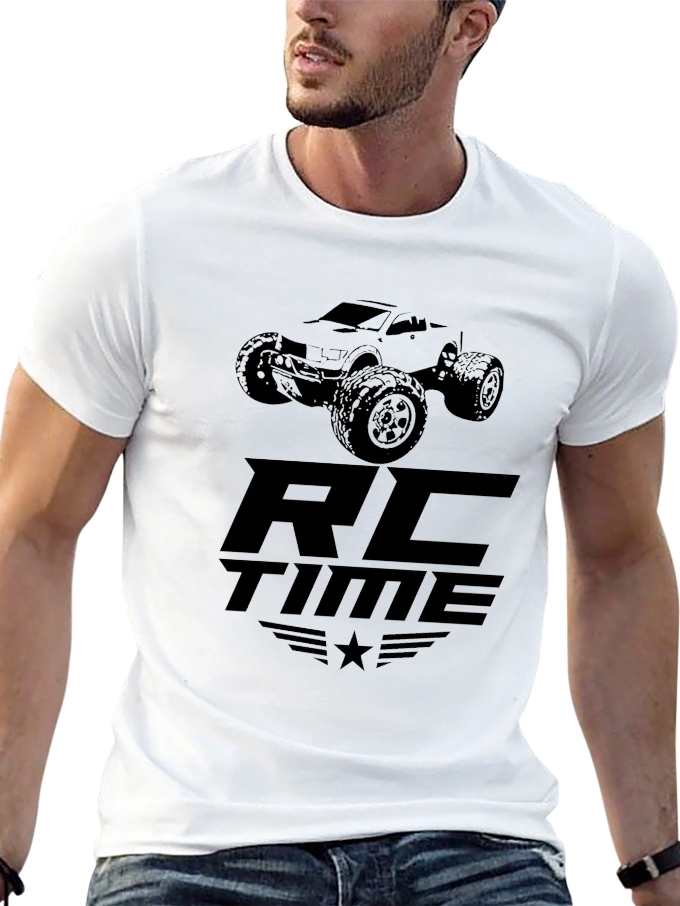 RC Time Black Graphic T-Shirt