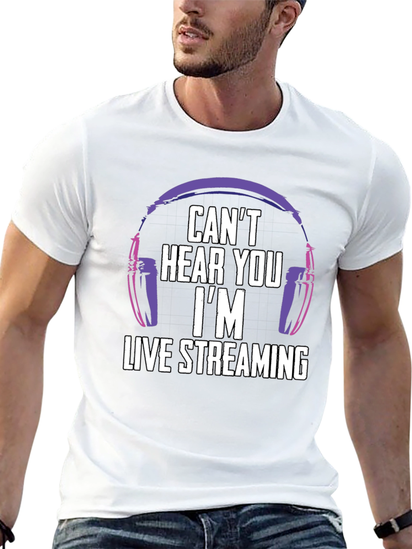 Cant Hear You Im Live Streaming T-Shirt