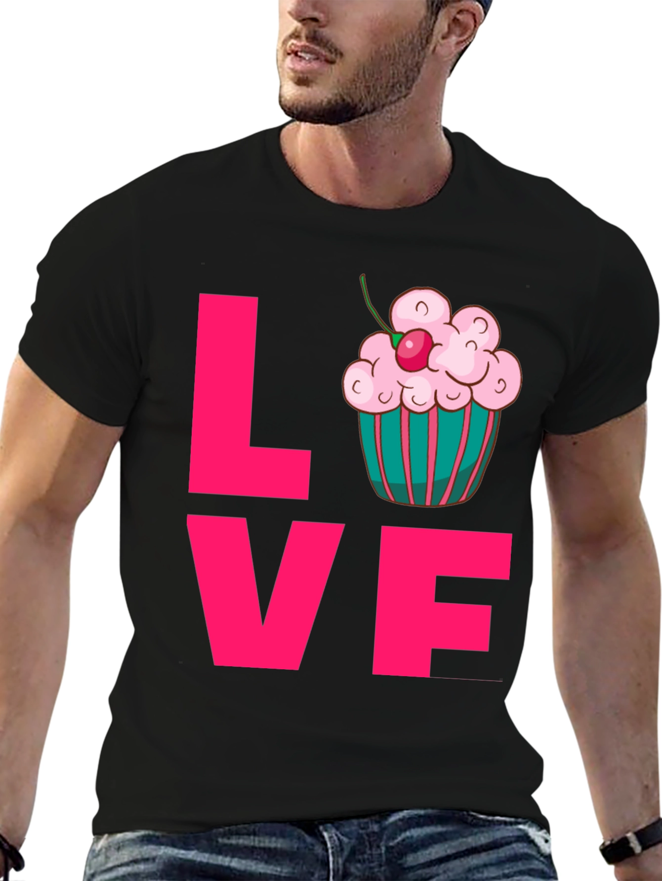 Love Cupcake Graphic T-Shirt - Sweet Treat Tee