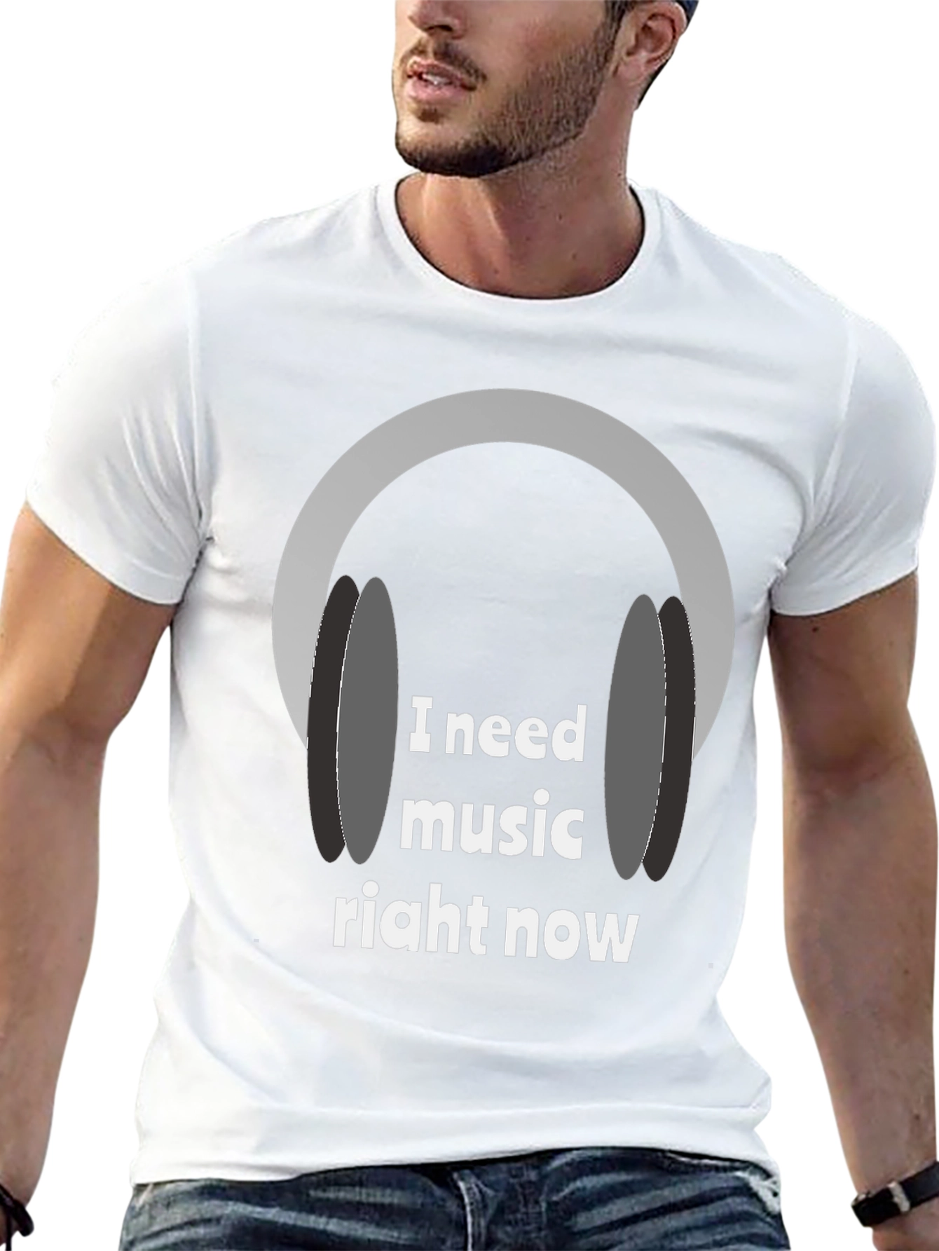 I Need Music Right Now Graphic Tee