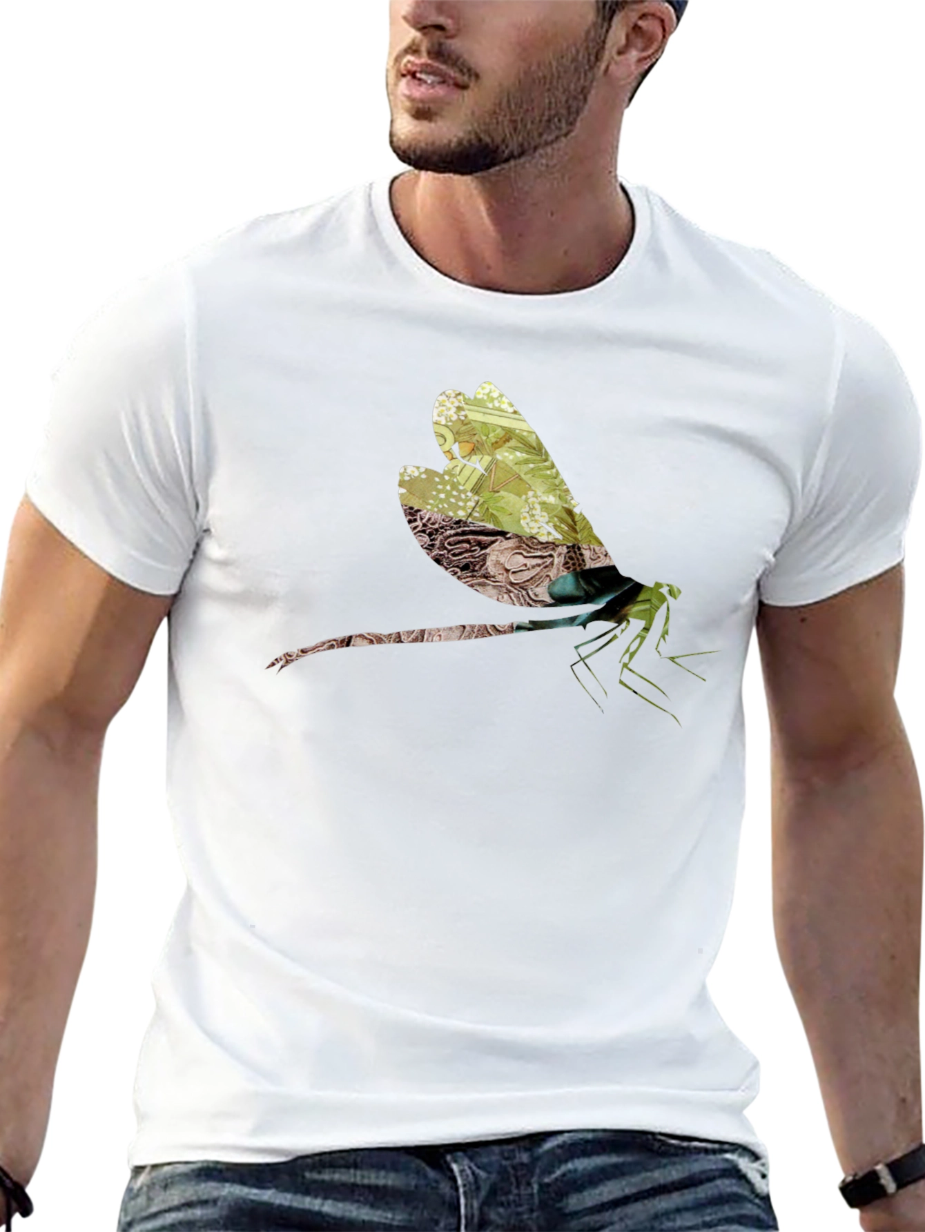 Dragonfly Graphic Black T-Shirt
