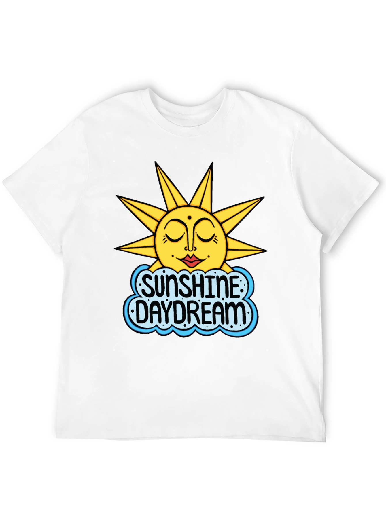 Sunshine Daydream Graphic T-Shirt - Black