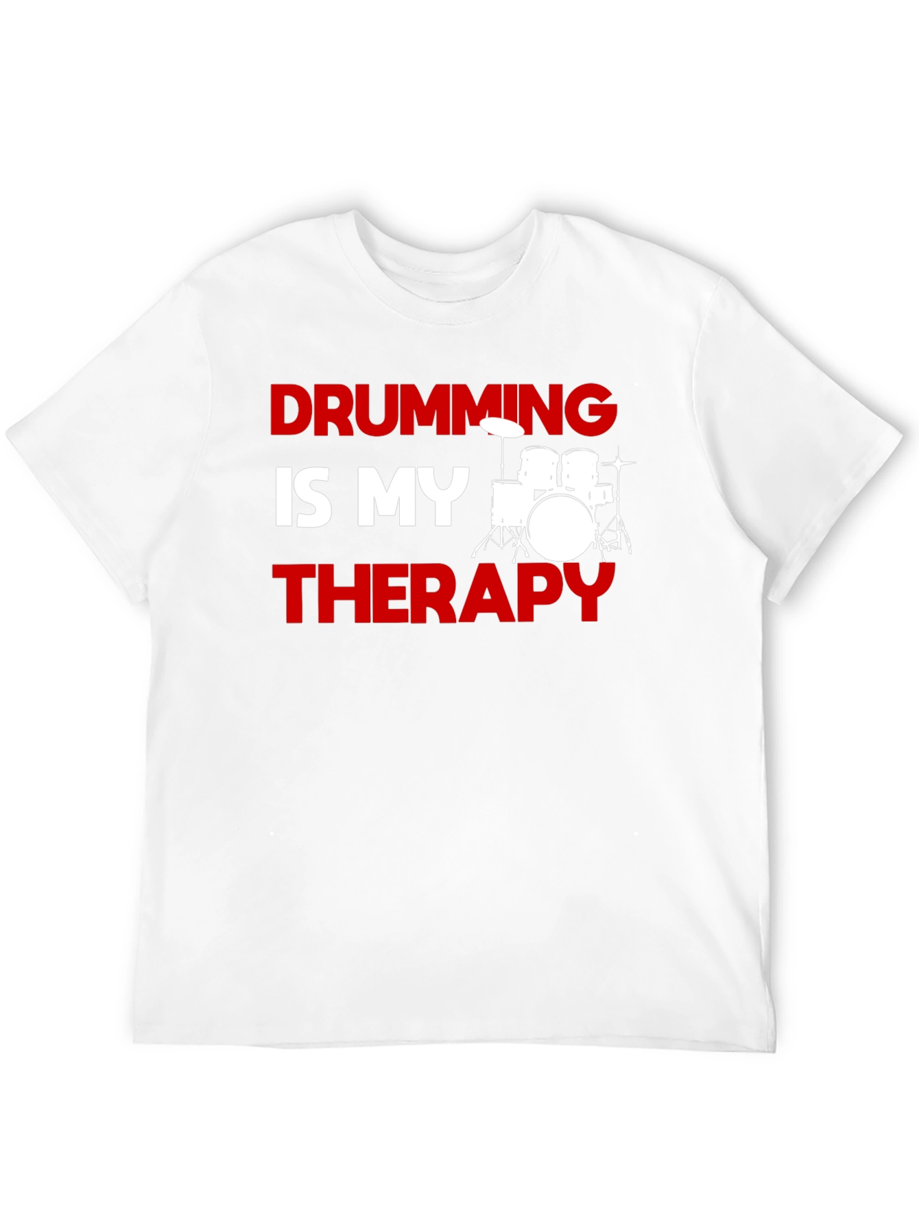 Drumming is My Therapy Graphic T-Shirt