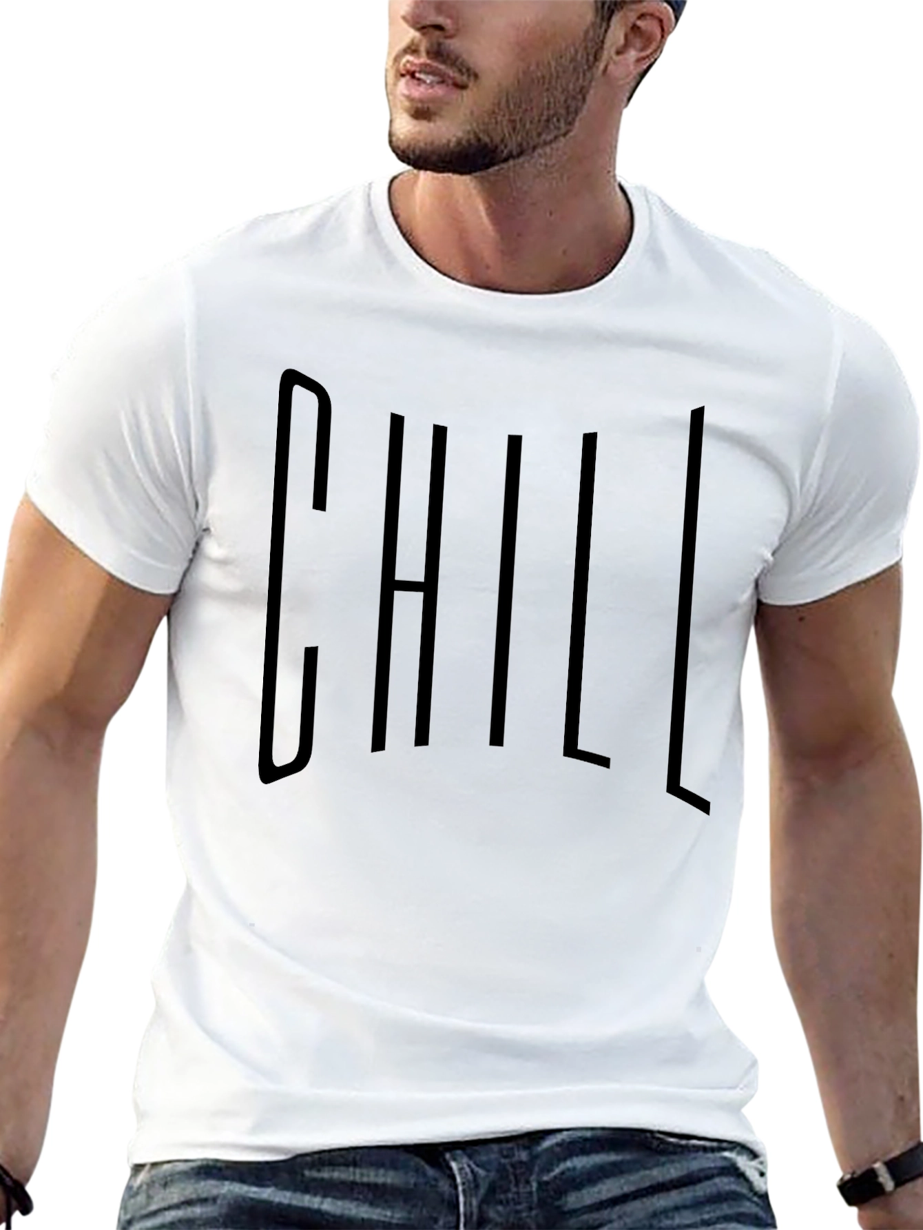 Chill Graphic Tee - Black Short Sleeve T-Shirt