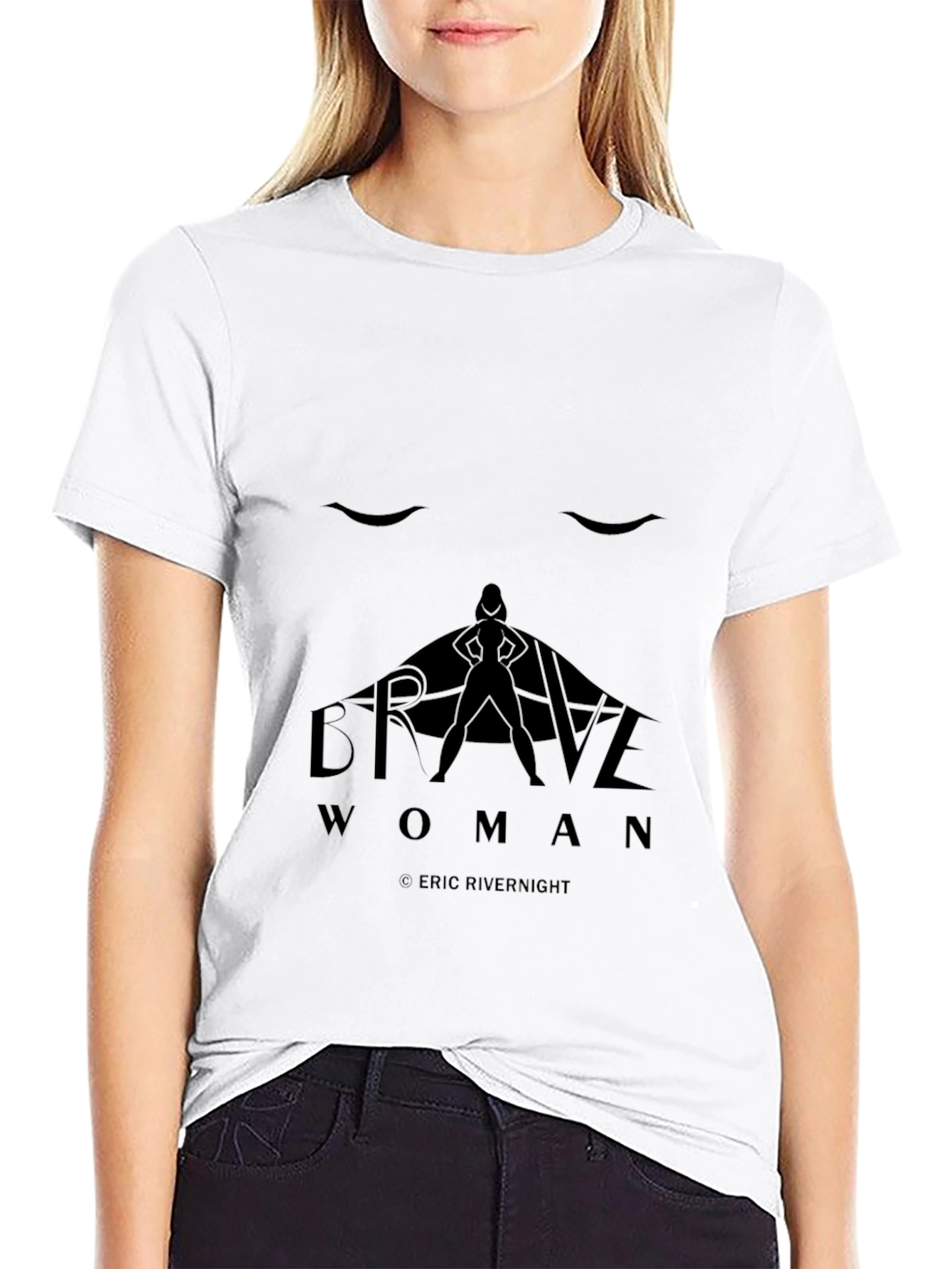 Brave Woman Graphic T-Shirt - Empowerment Tee