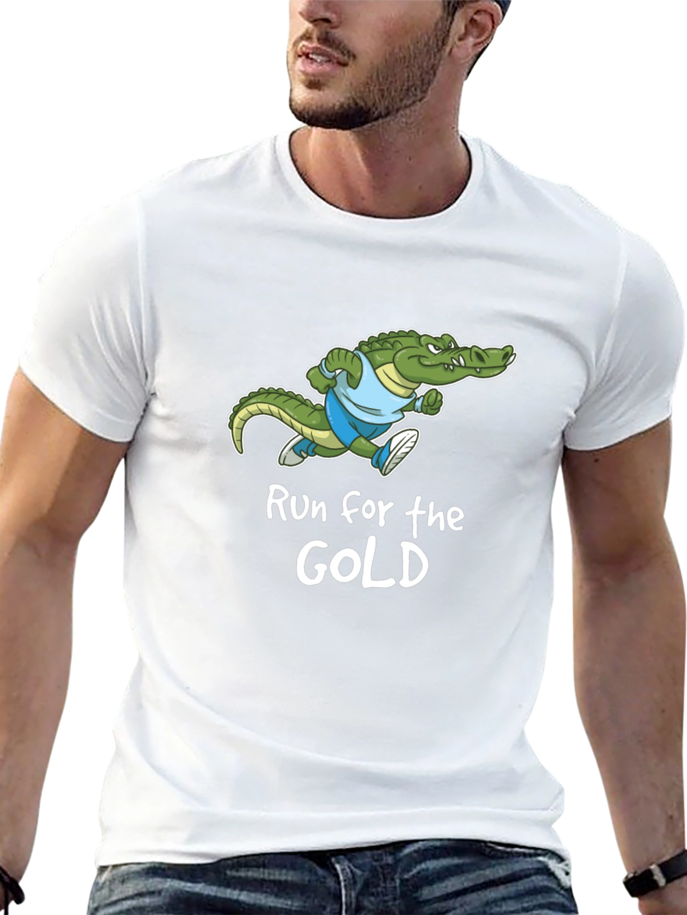 Run for the Gold Gator Graphic Tee