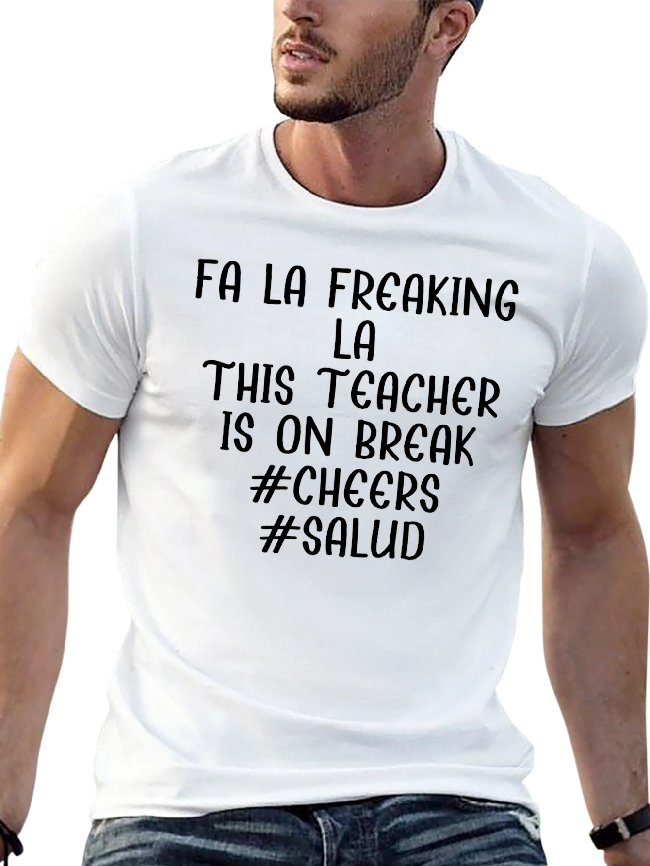 Teacher on Break Novelty Graphic Tee