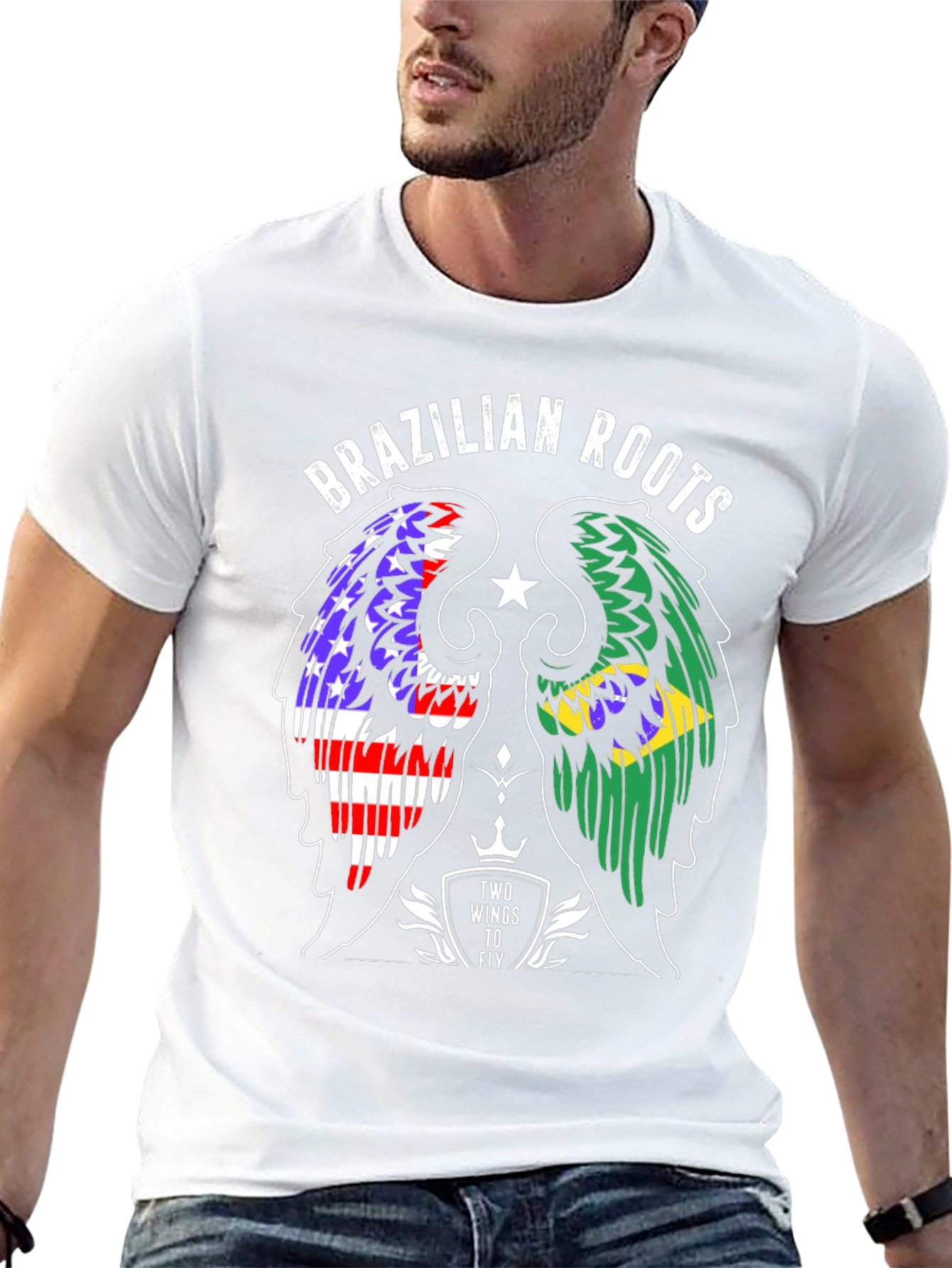 Brazilian Roots Graphic T-Shirt