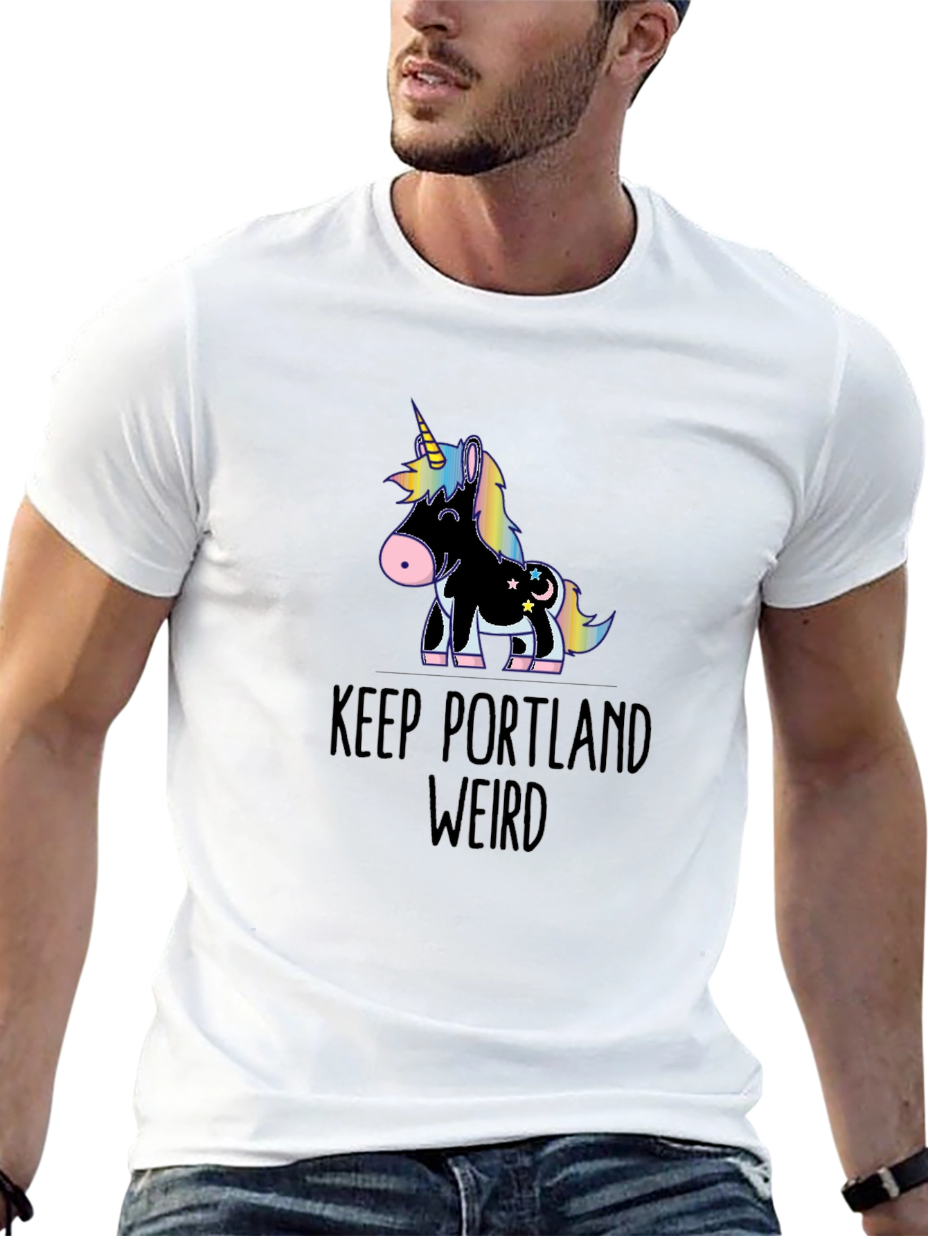 Keep Portland Weird Unicorn T-Shirt