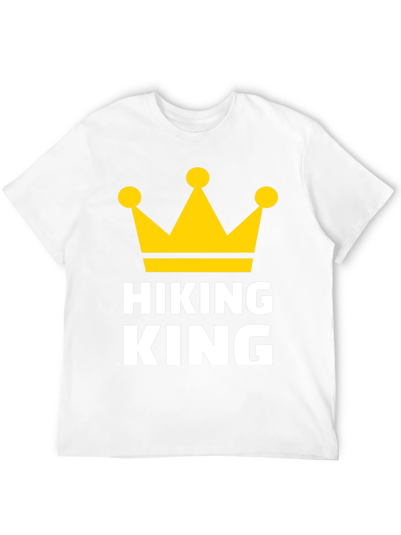 Hiking King Graphic Tee - Adventure Ready T-Shirt