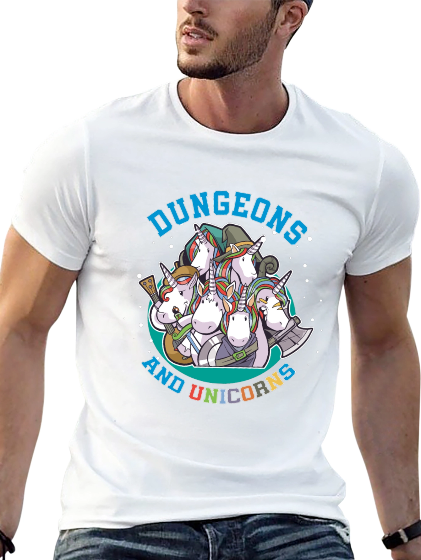 Dungeons and Unicorns Graphic T-Shirt