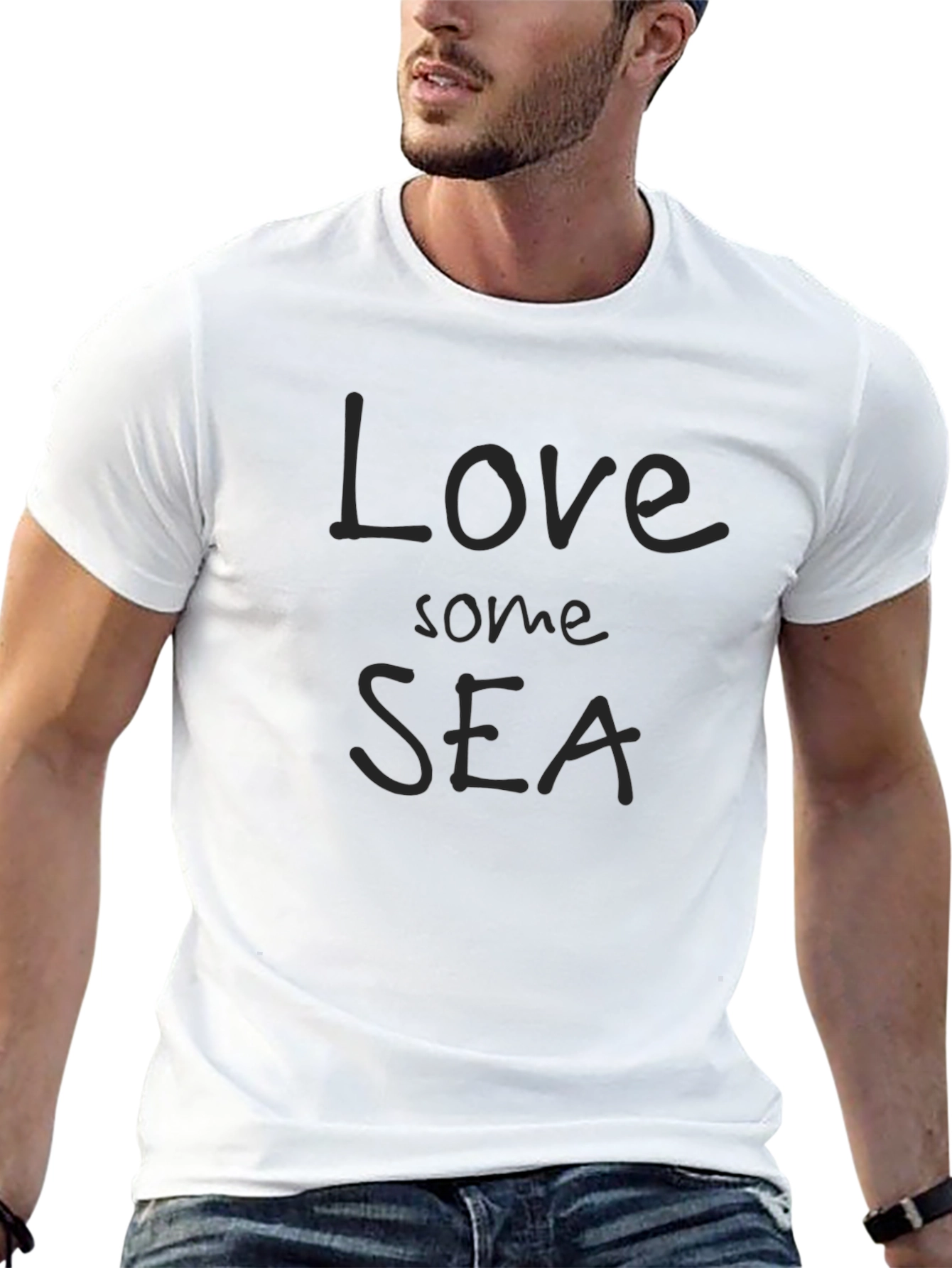 Love Some Sea Black T-Shirt