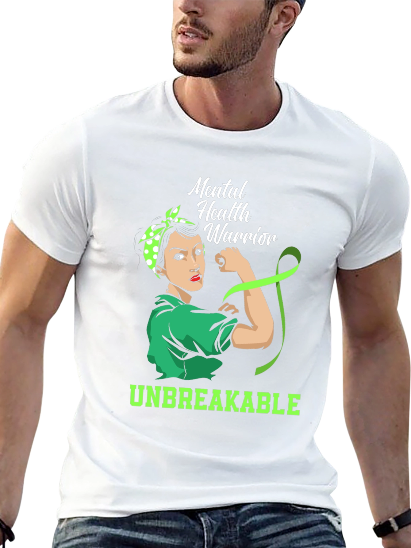 Mental Health Warrior Graphic T-Shirt