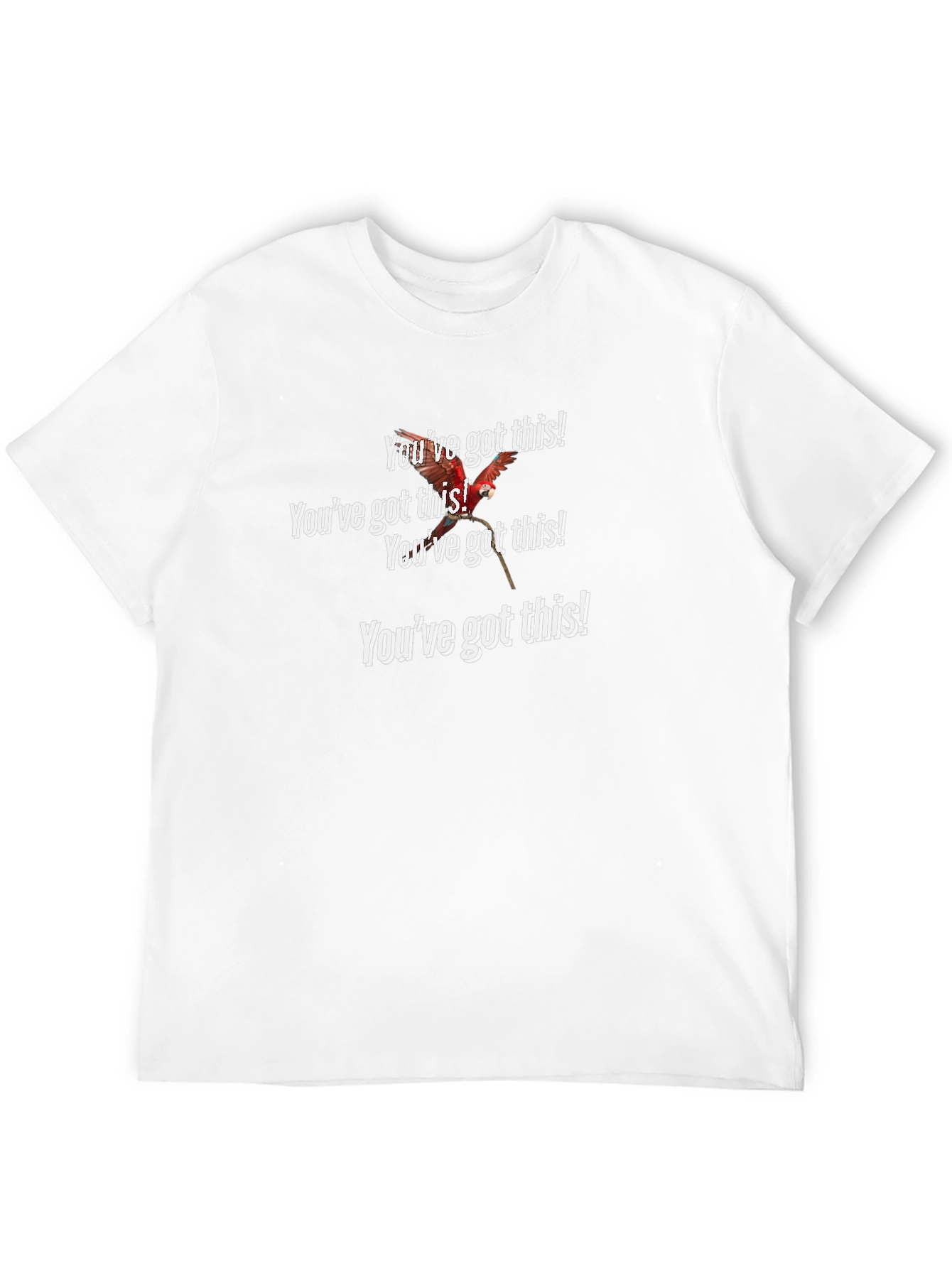 Youve Got This! Parrot Graphic T-Shirt - Black