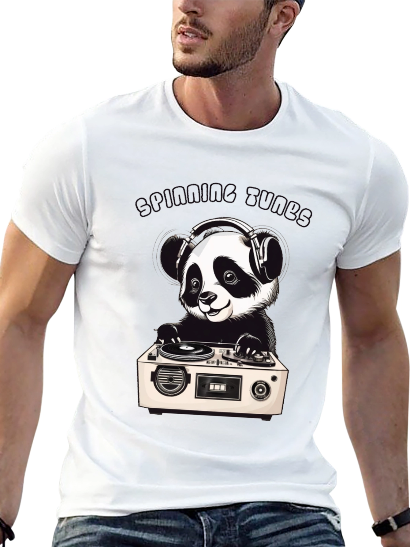 DJ Panda T-Shirt - Spinning Some Tunes!