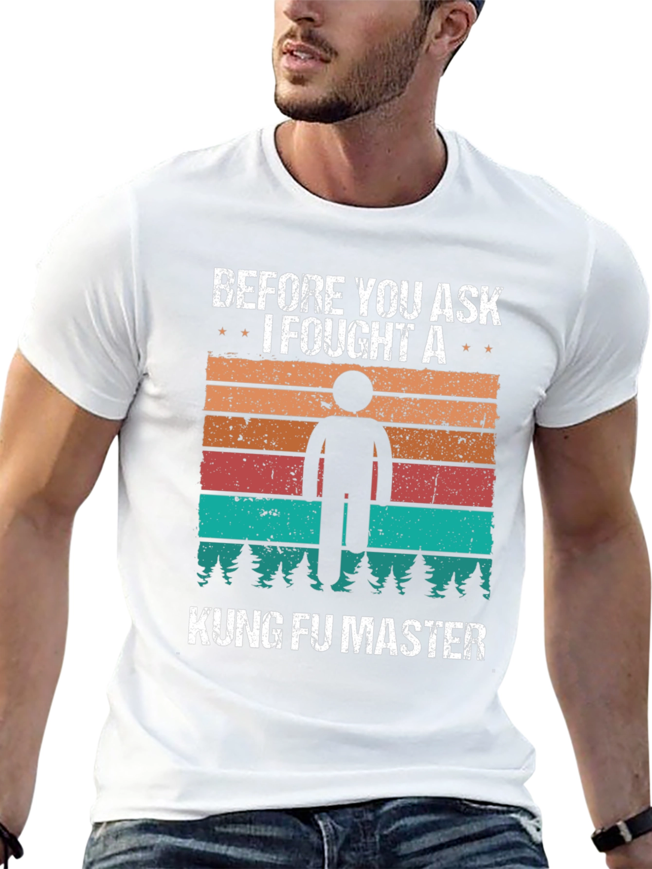 Kung Fu Master Amputee Humor T-Shirt