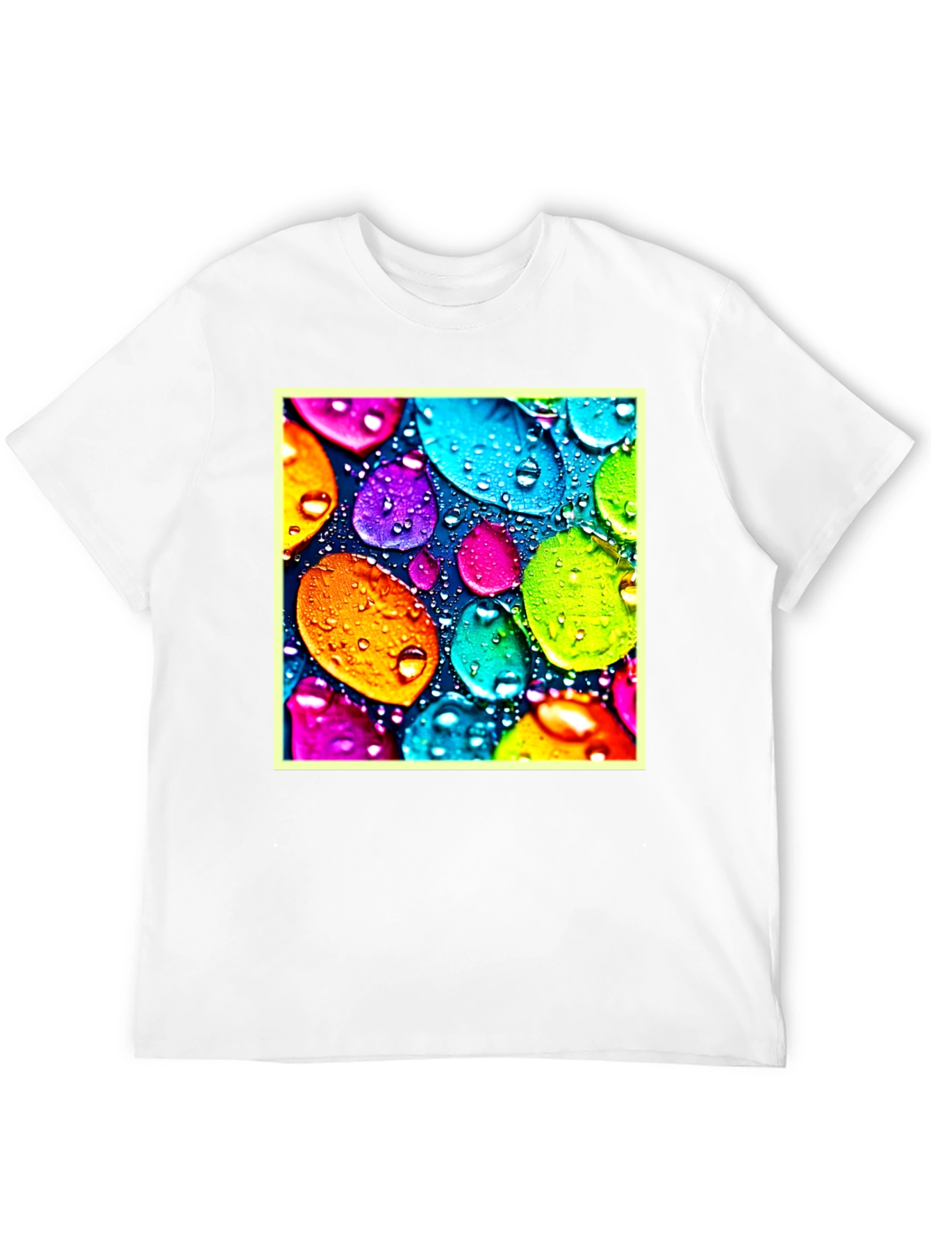 Vibrant Droplet Design Tee
