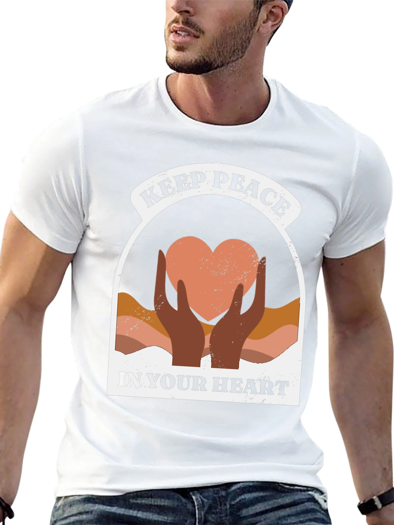 Keep Peace in Your Heart Graphic T-Shirt