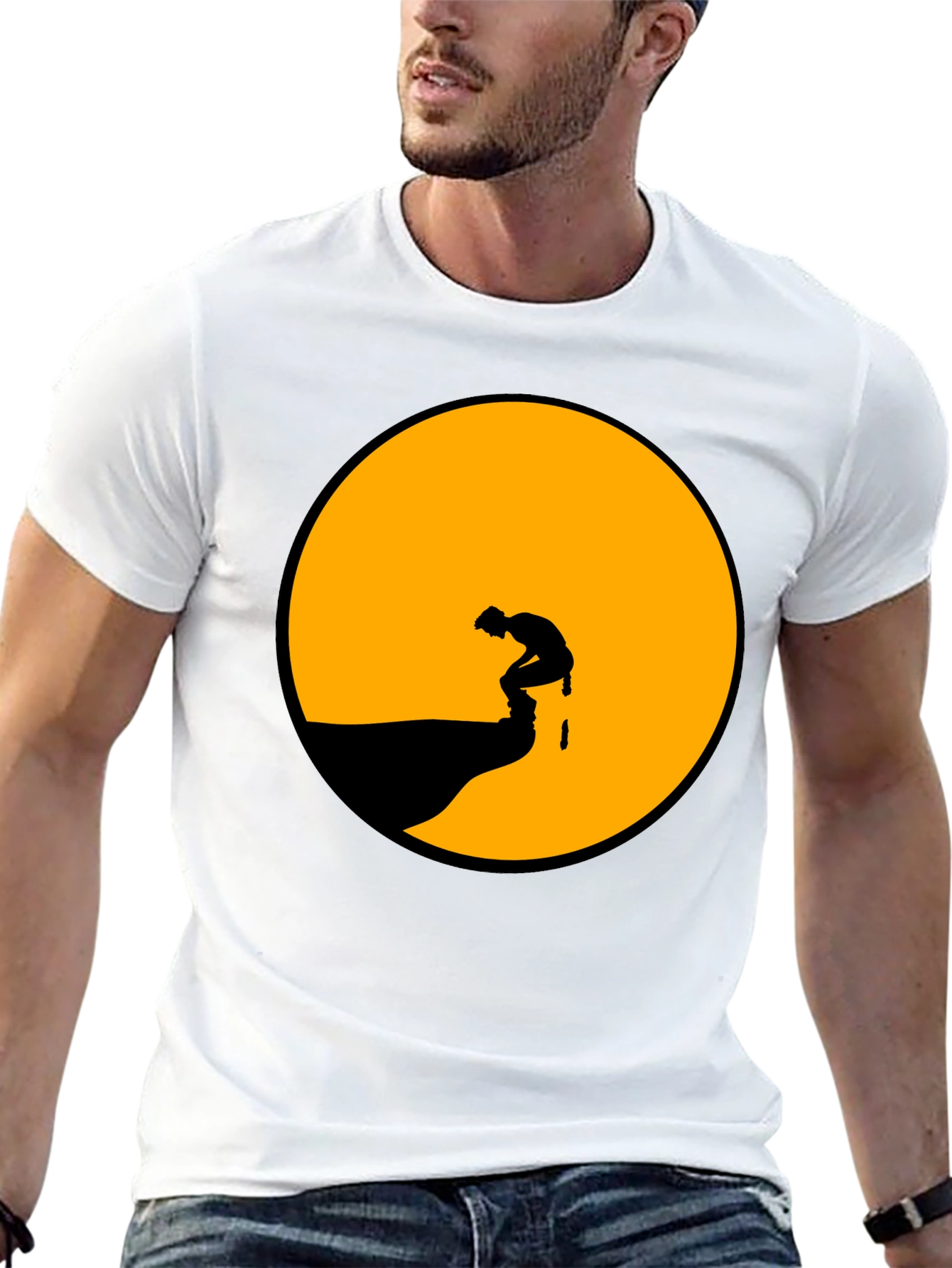 Silhouette Mooning T-Shirt - Graphic Tee
