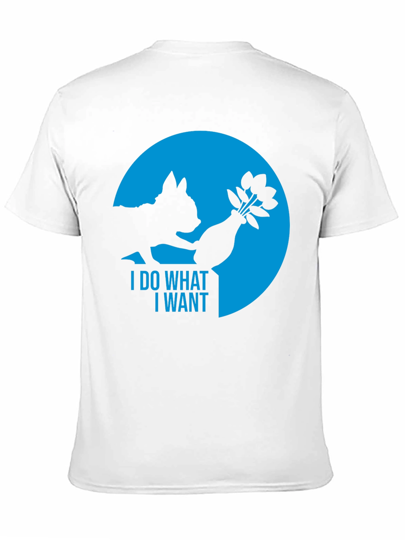 I Do What I Want Cat T-Shirt - Black