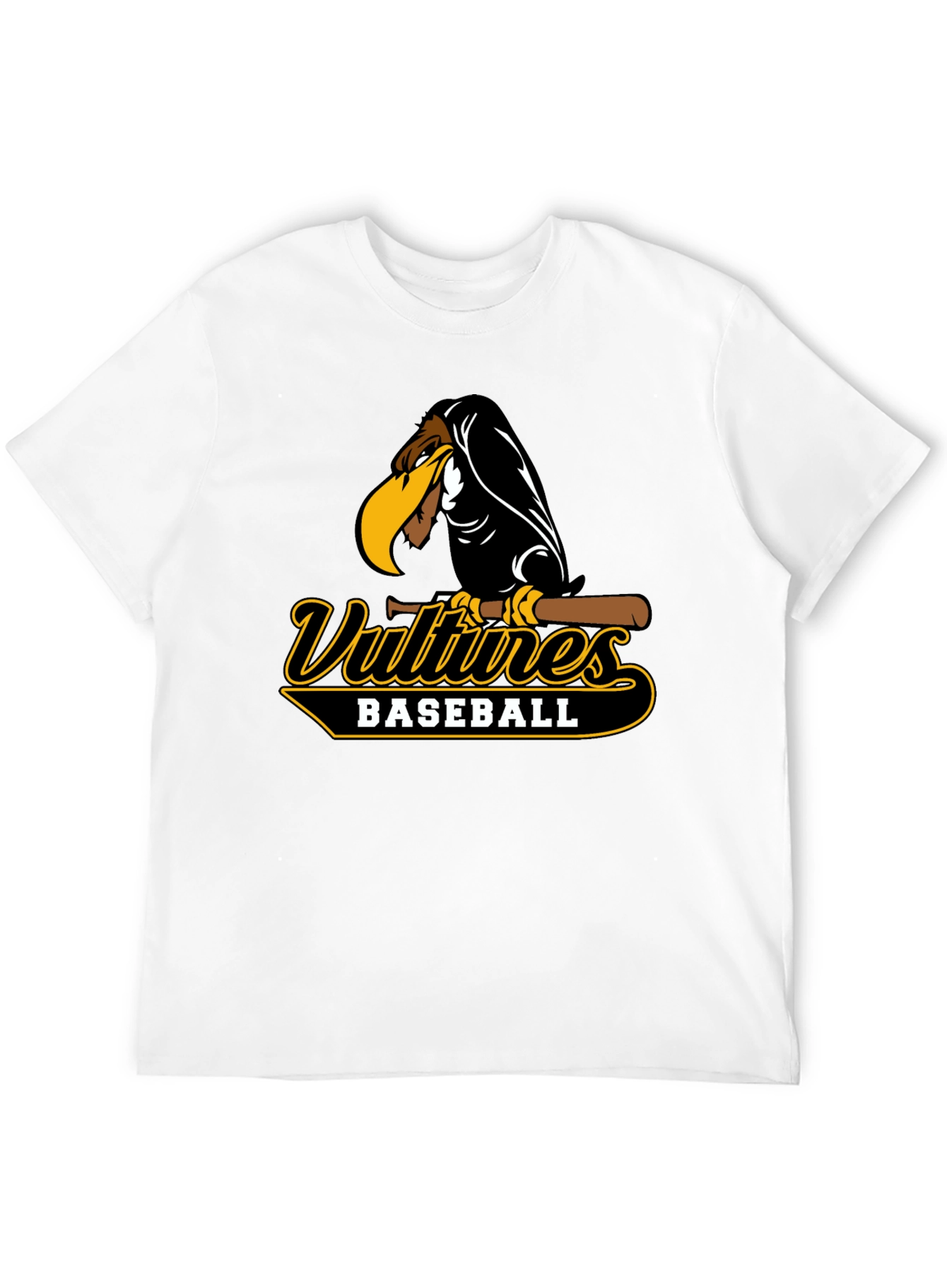 Vultures Baseball Black T-Shirt