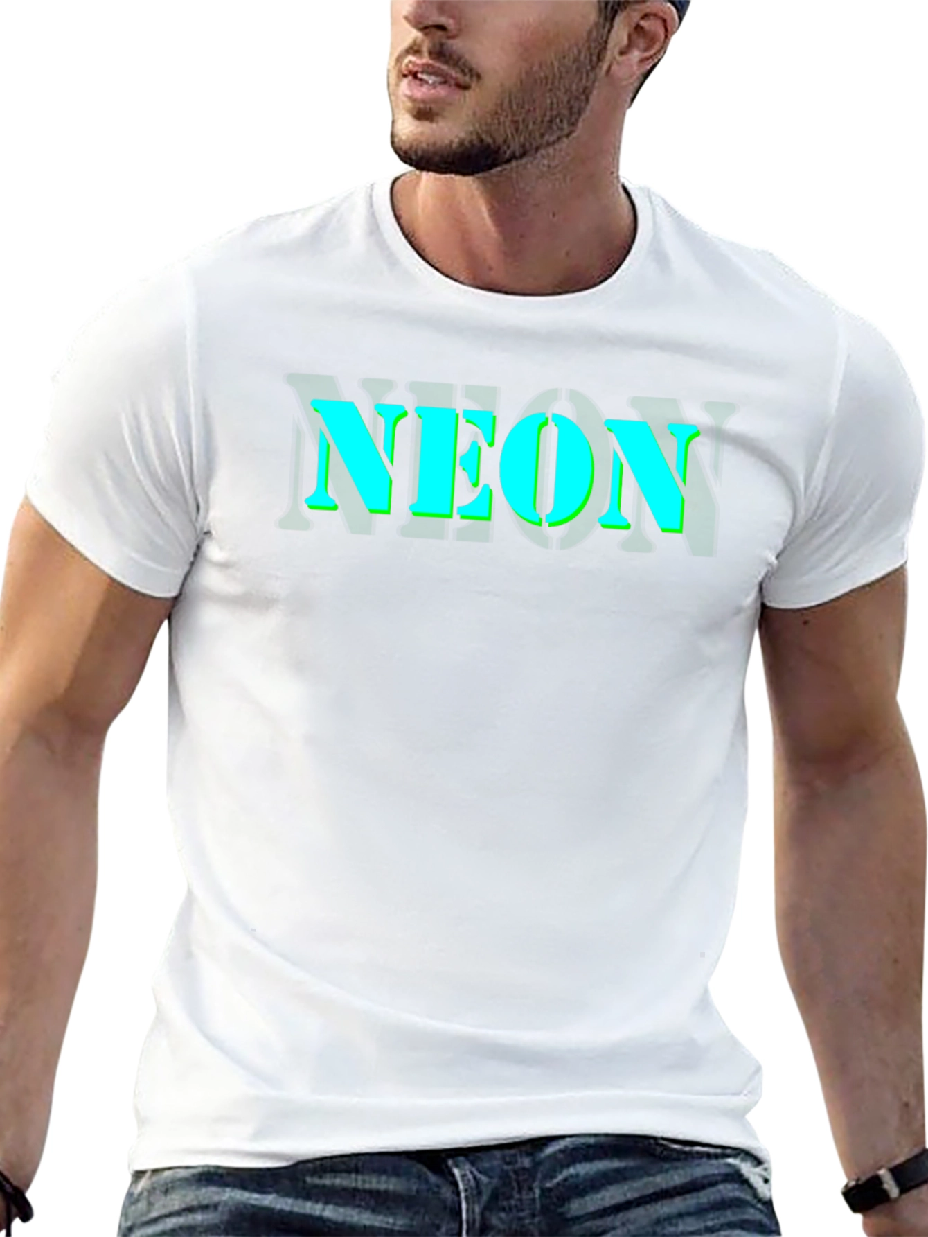 Neon Graphic Tee - Mens Short Sleeve