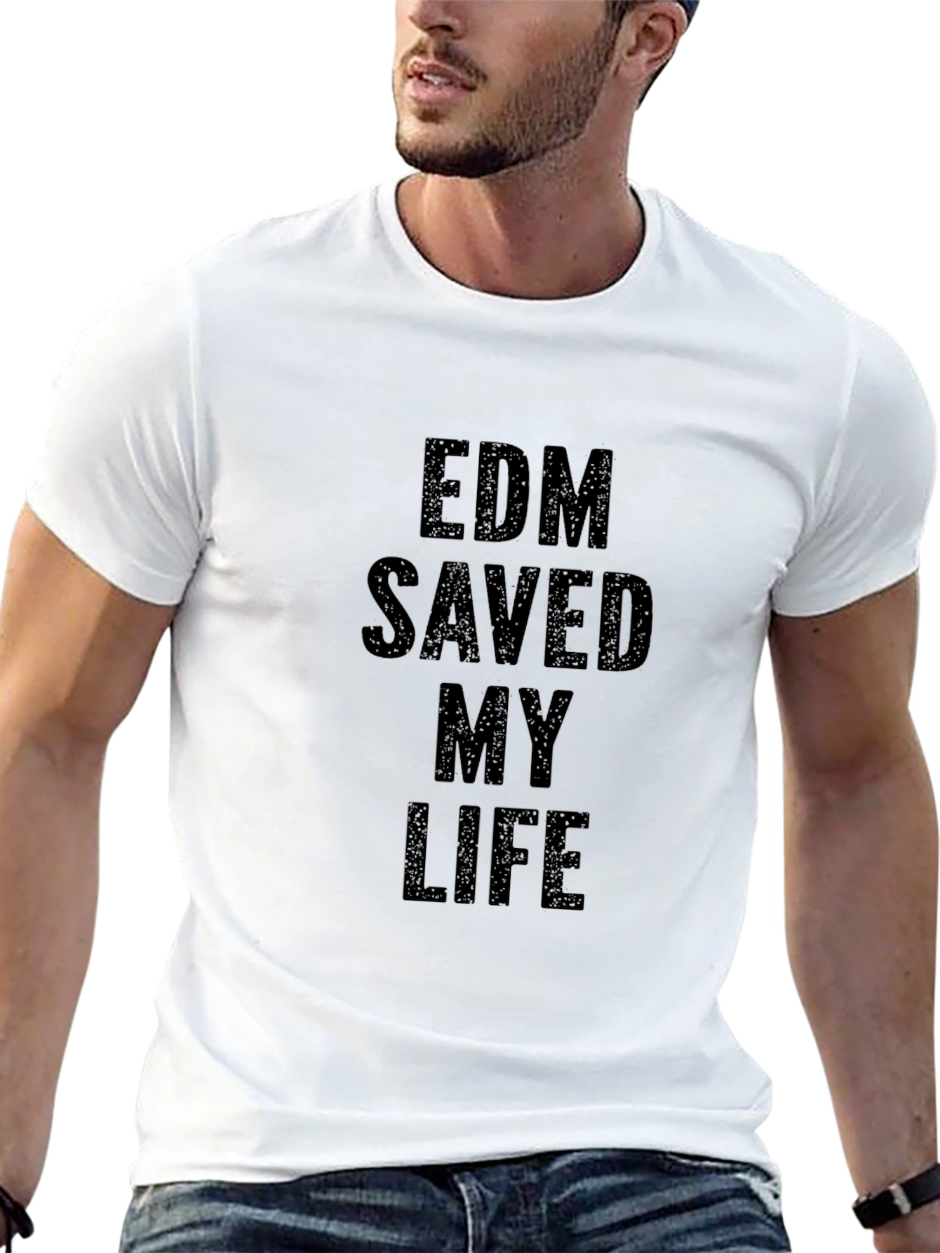 EDM Saved My Life - Black T-Shirt