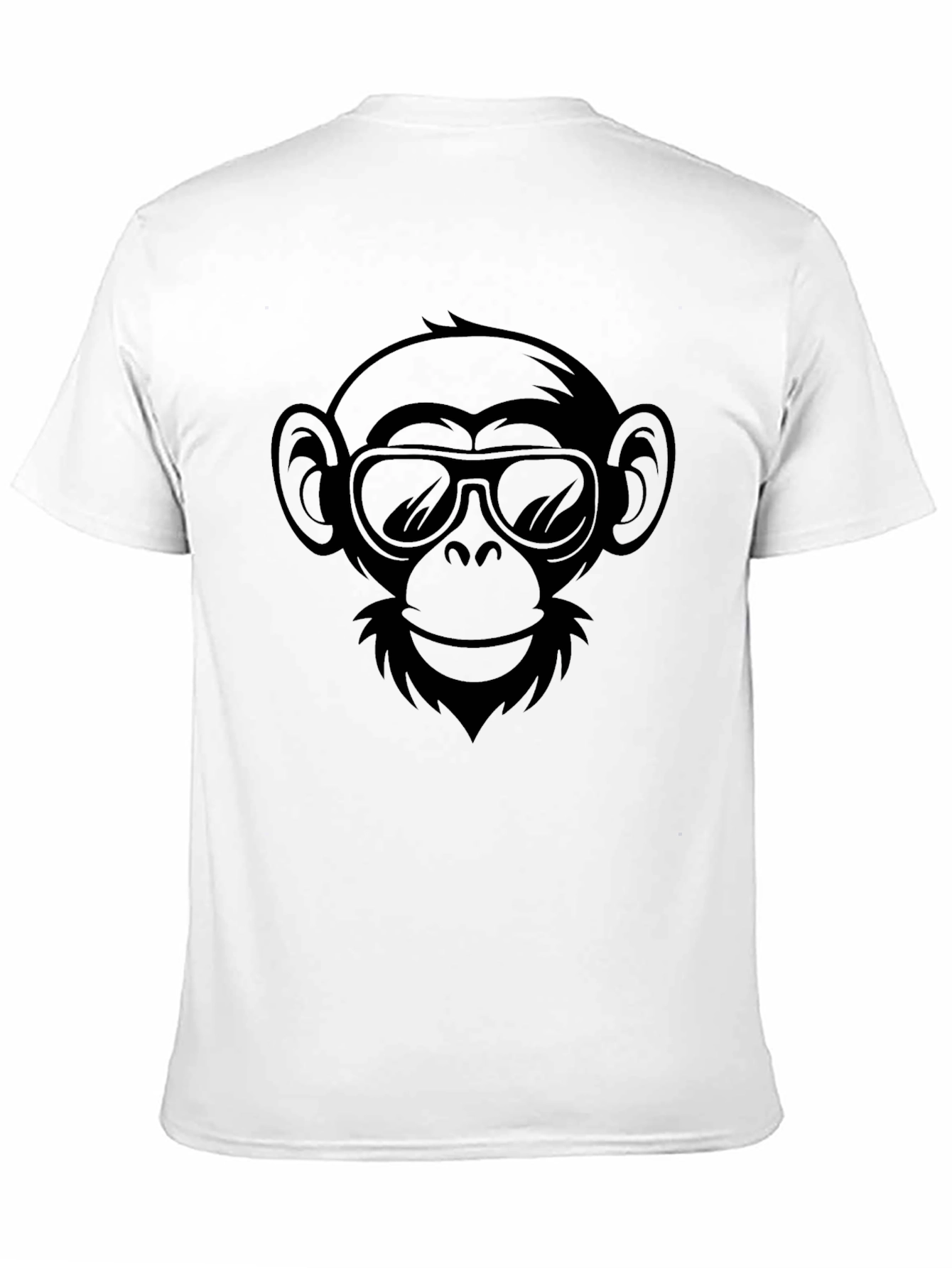 Cool Monkey Graphic Tee - Black