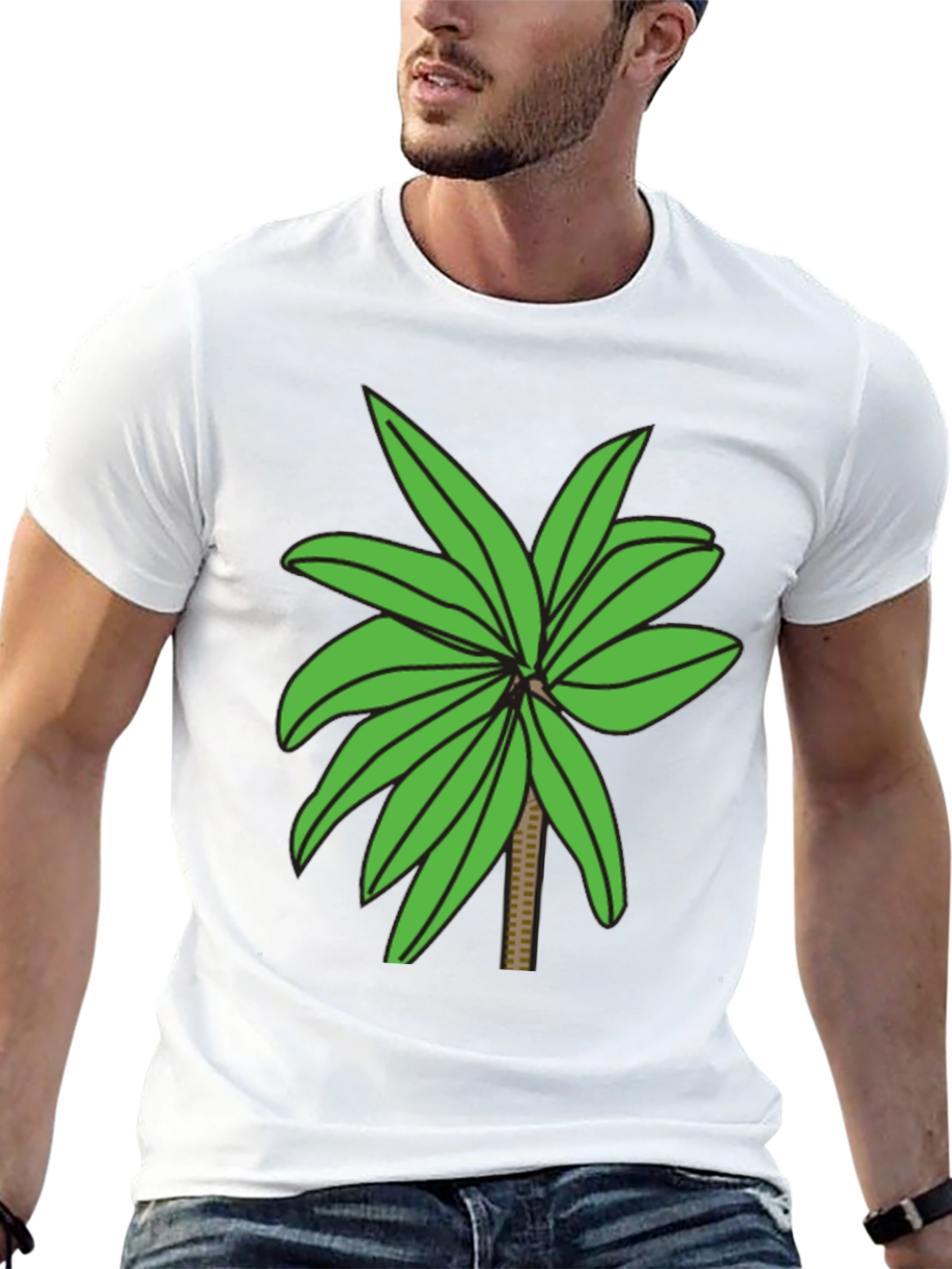 Tropical Palm Tree Graphic T-Shirt
