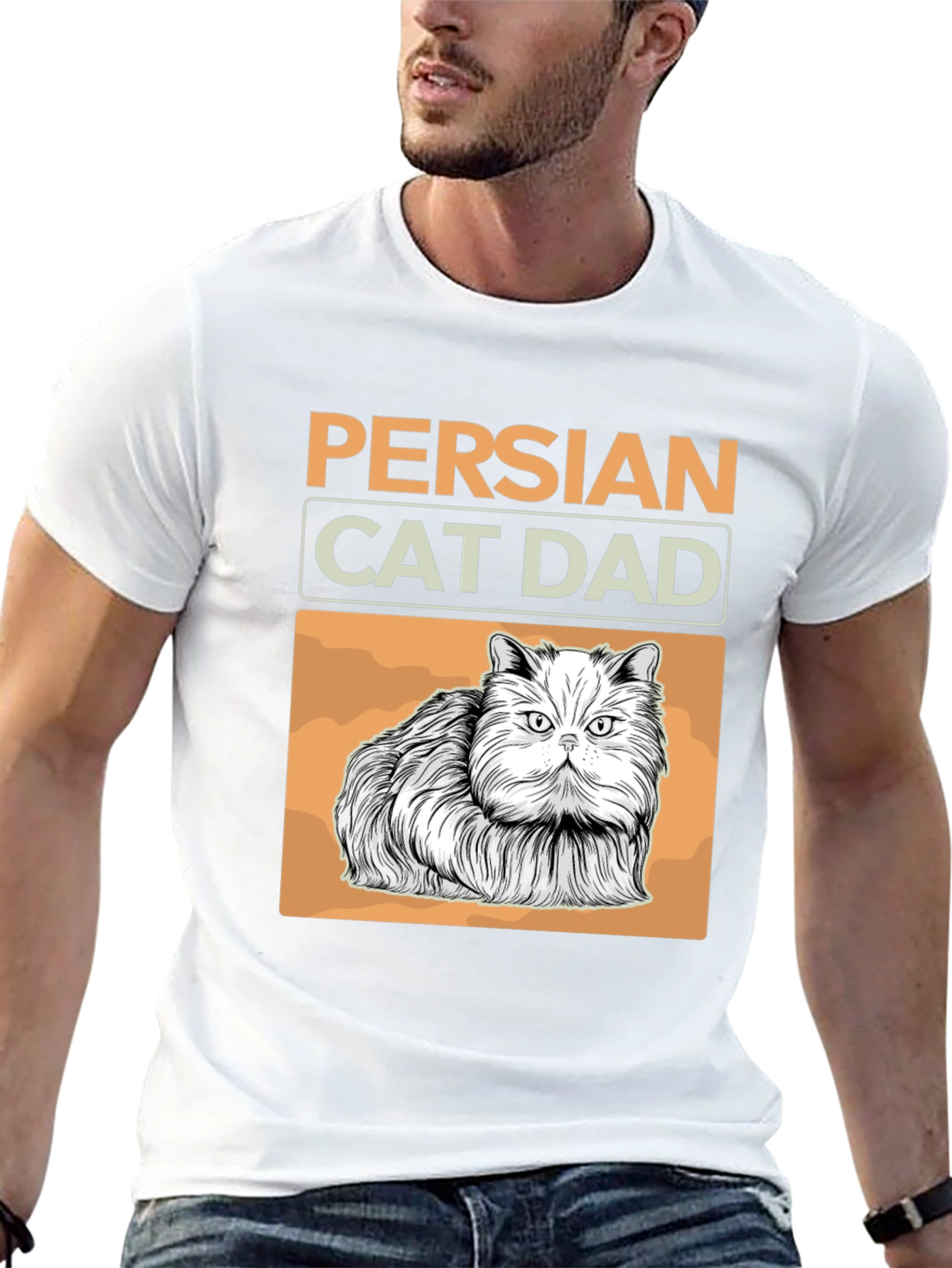 Persian Cat Dad T-Shirt