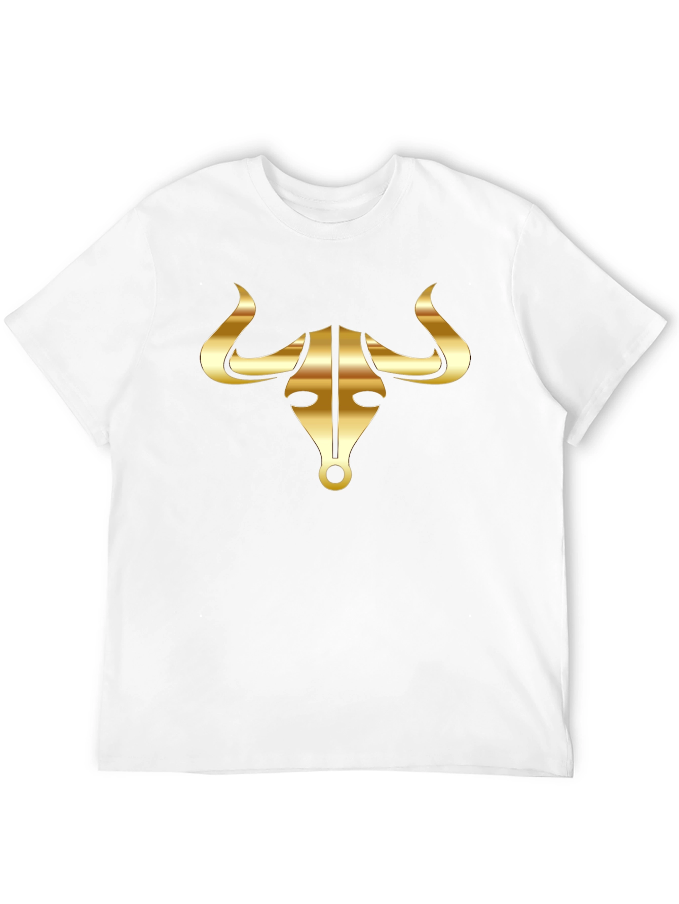 Gold Bull Graphic Black T-Shirt