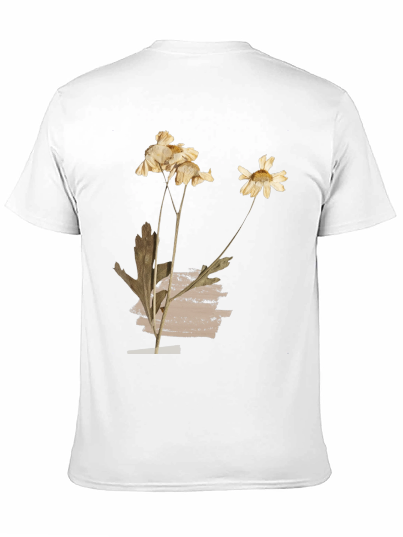 Floral Botanical Print Crew Neck T-Shirt