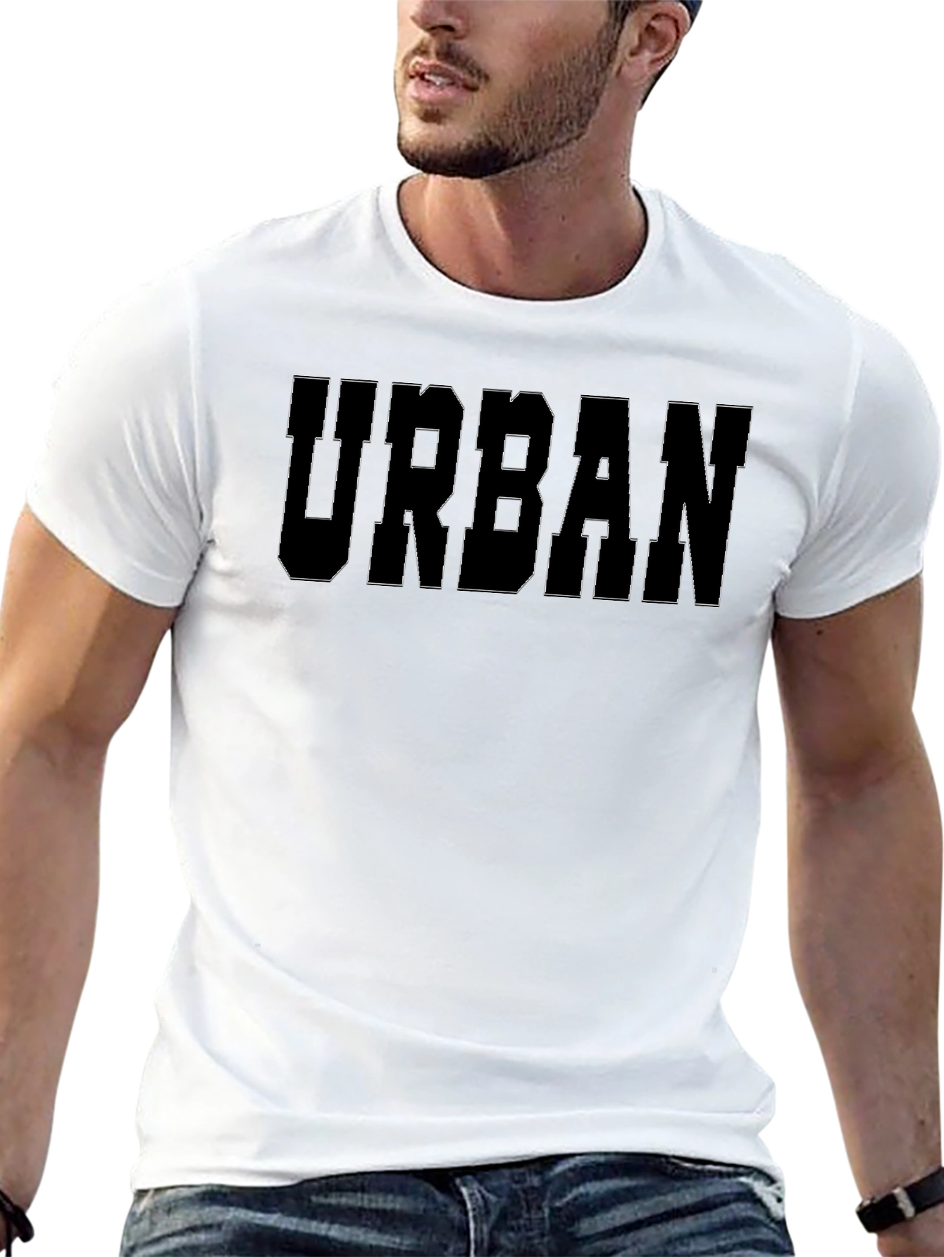 Urban Style Black T-Shirt