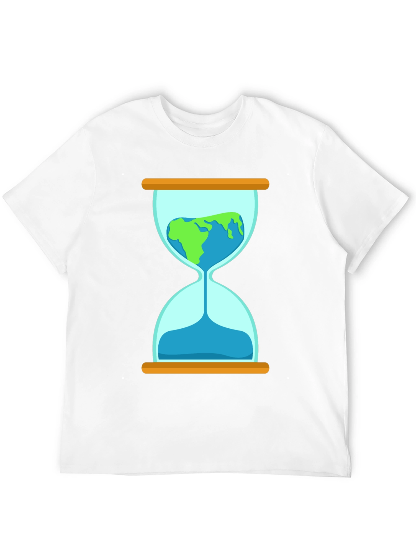 Earth Hourglass Graphic Tee - Time is Running Out!