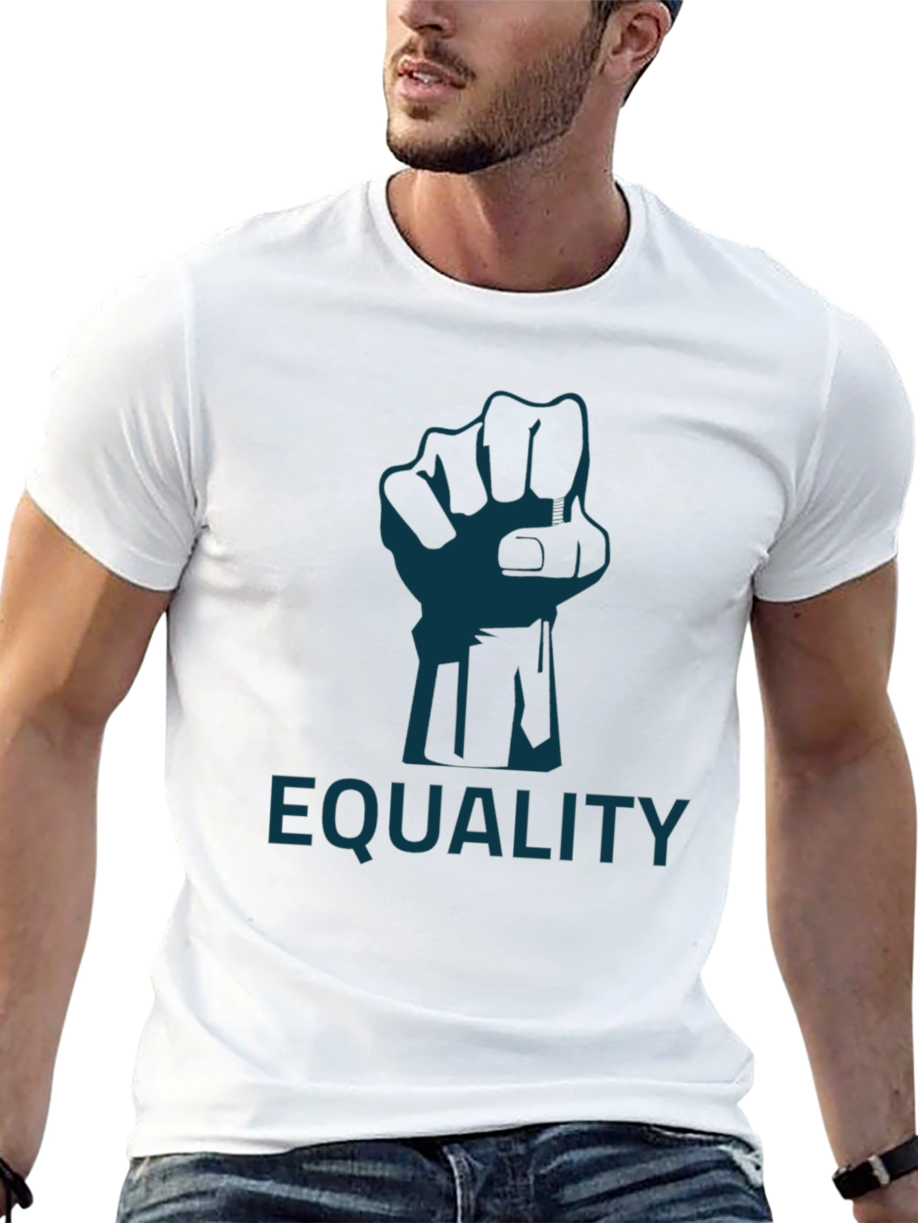 Equality Fist Tee - Social Justice Graphic T-Shirt
