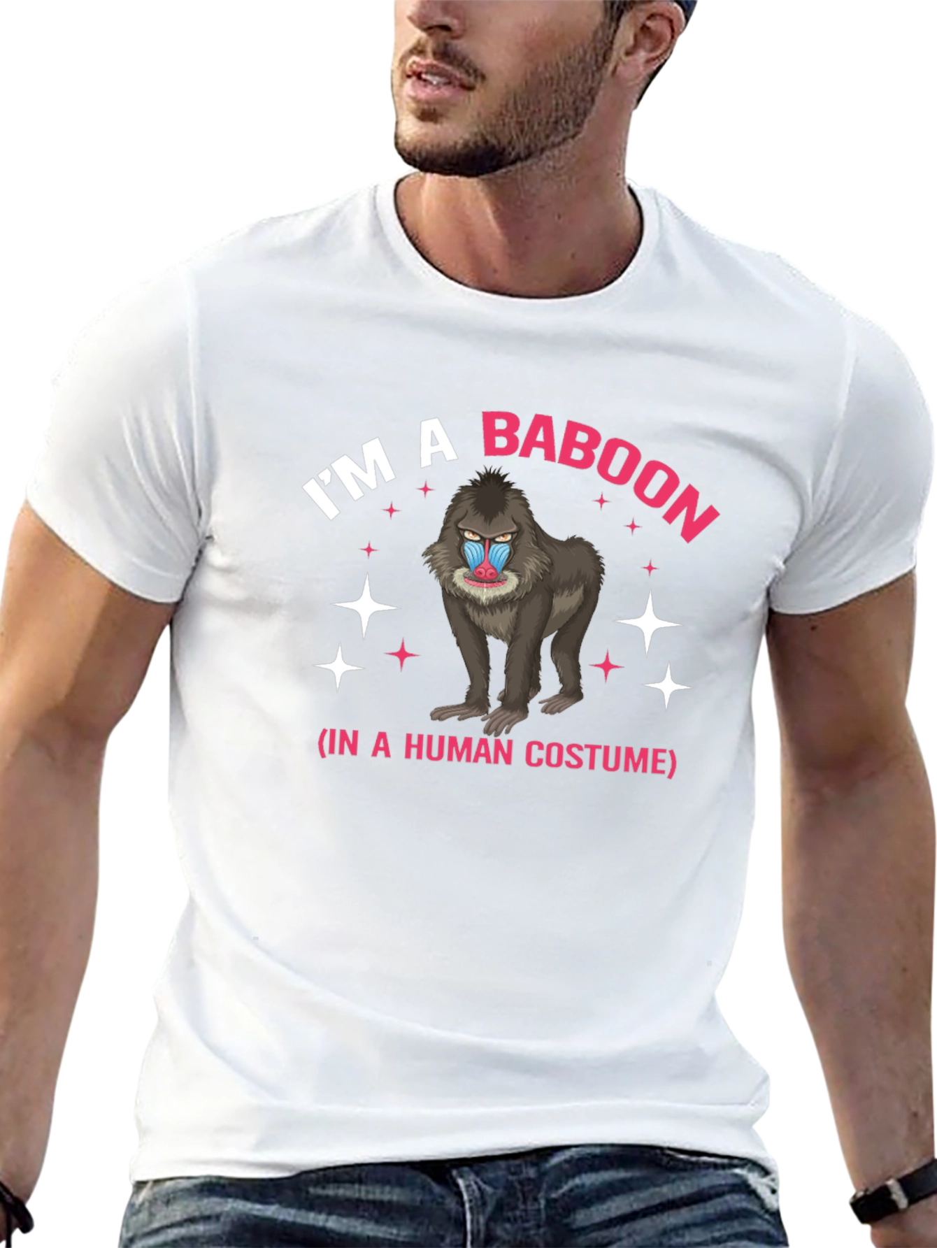Im a Baboon Costume Funny Graphic T-Shirt