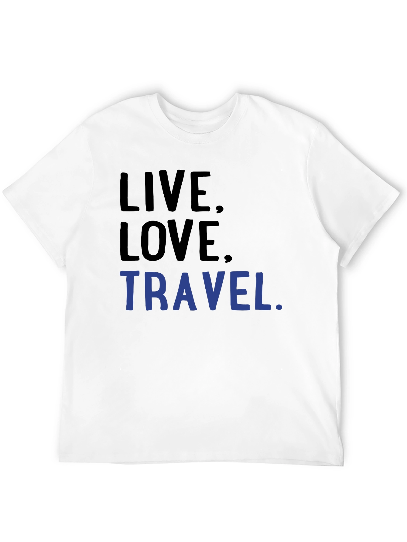 Live Love Travel Graphic Tee - Cotton Blend