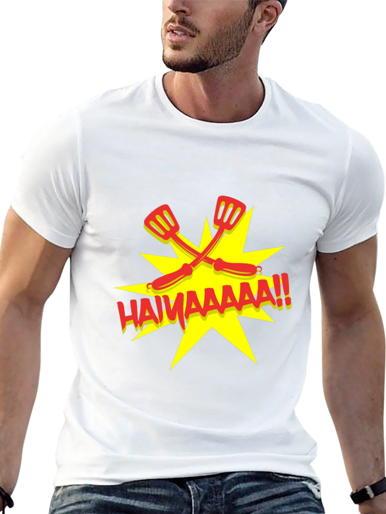 Funny BBQ Spatula T-Shirt - HAMAAAAA!!
