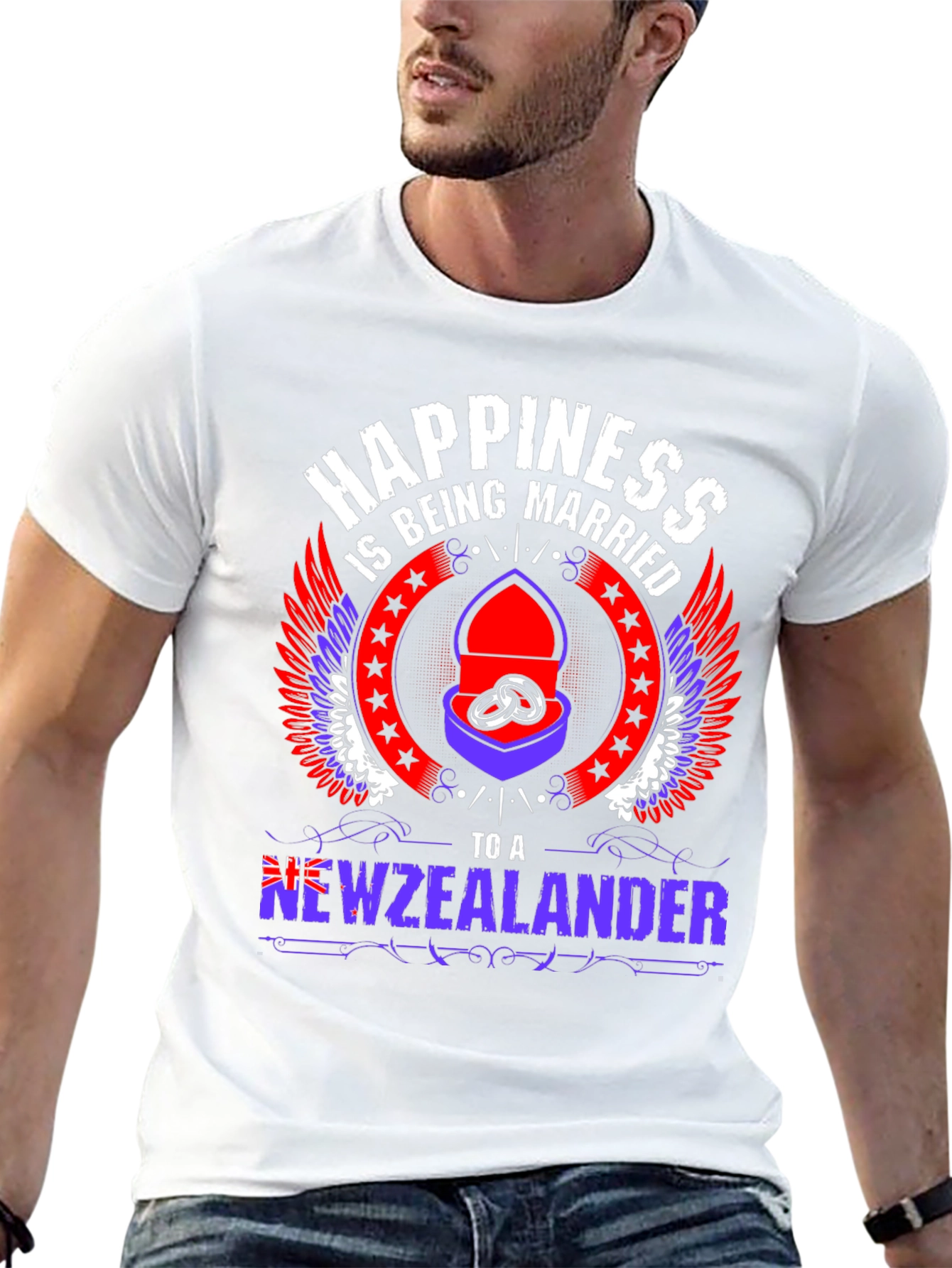 Happiness Being Married To A New Zealander Graphic Tee