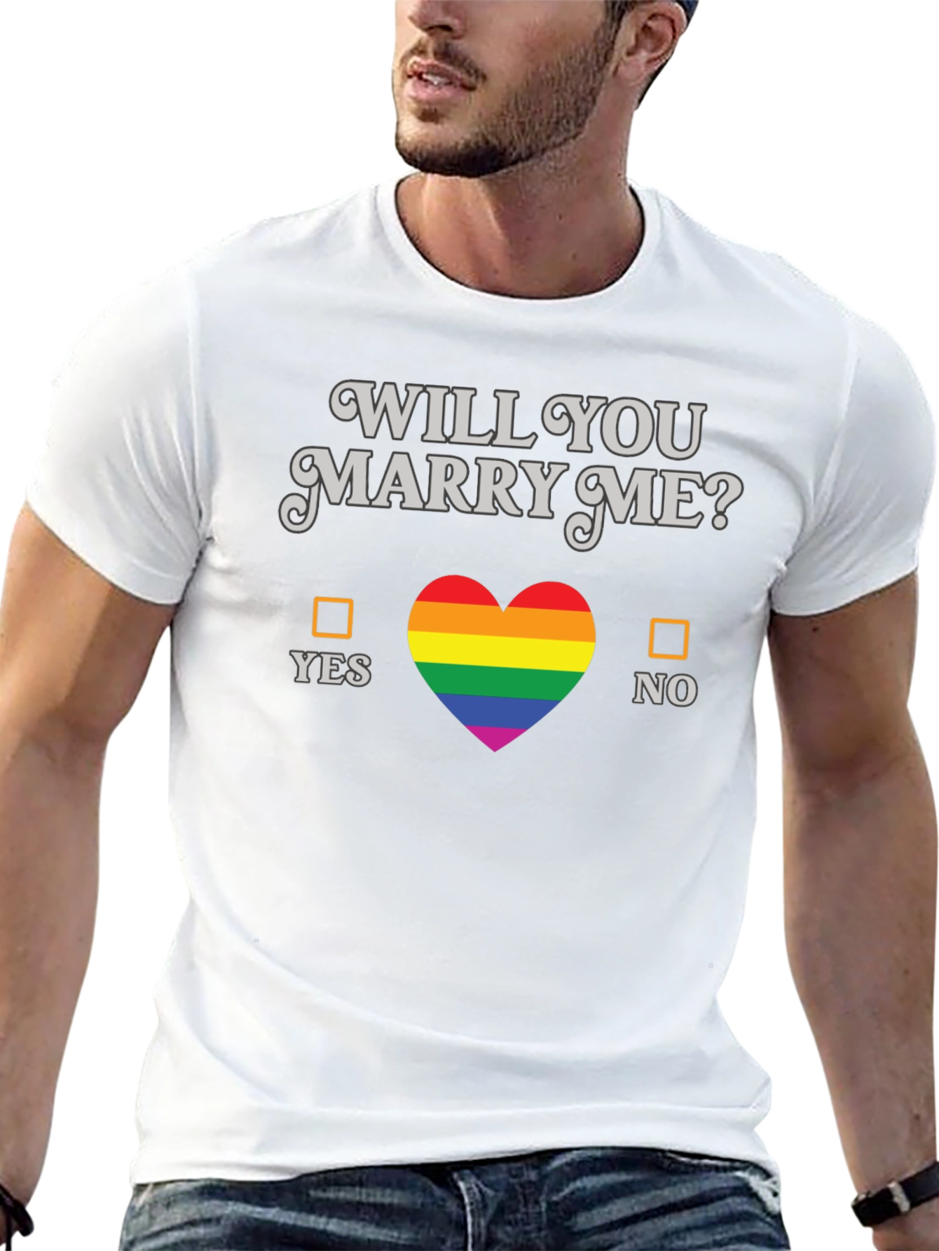 Will You Marry Me? LGBTQ+ Proposal T-Shirt