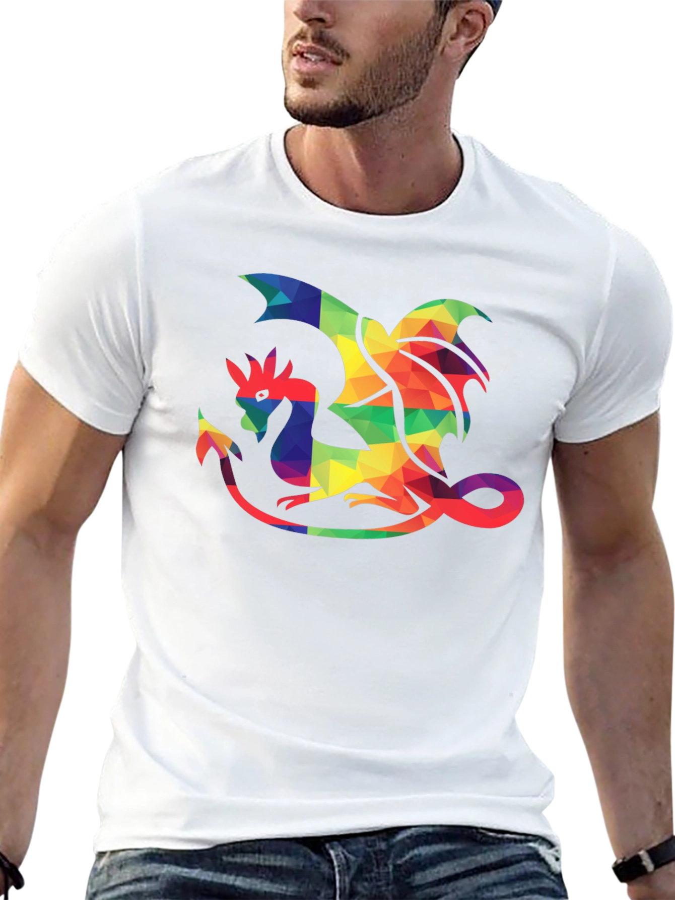 Rainbow Dragon Graphic Tee