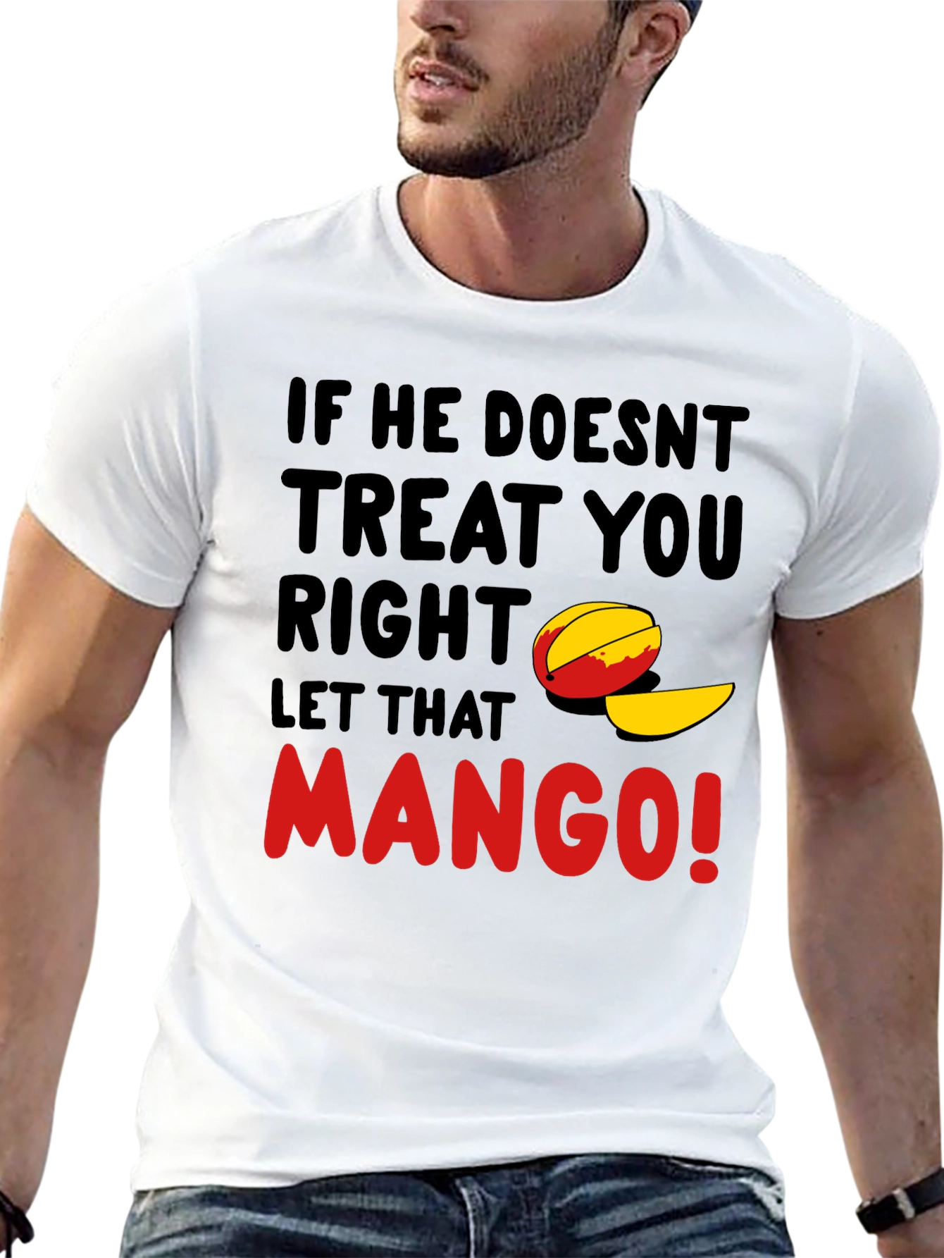 Let That Mango Funny Graphic T-Shirt