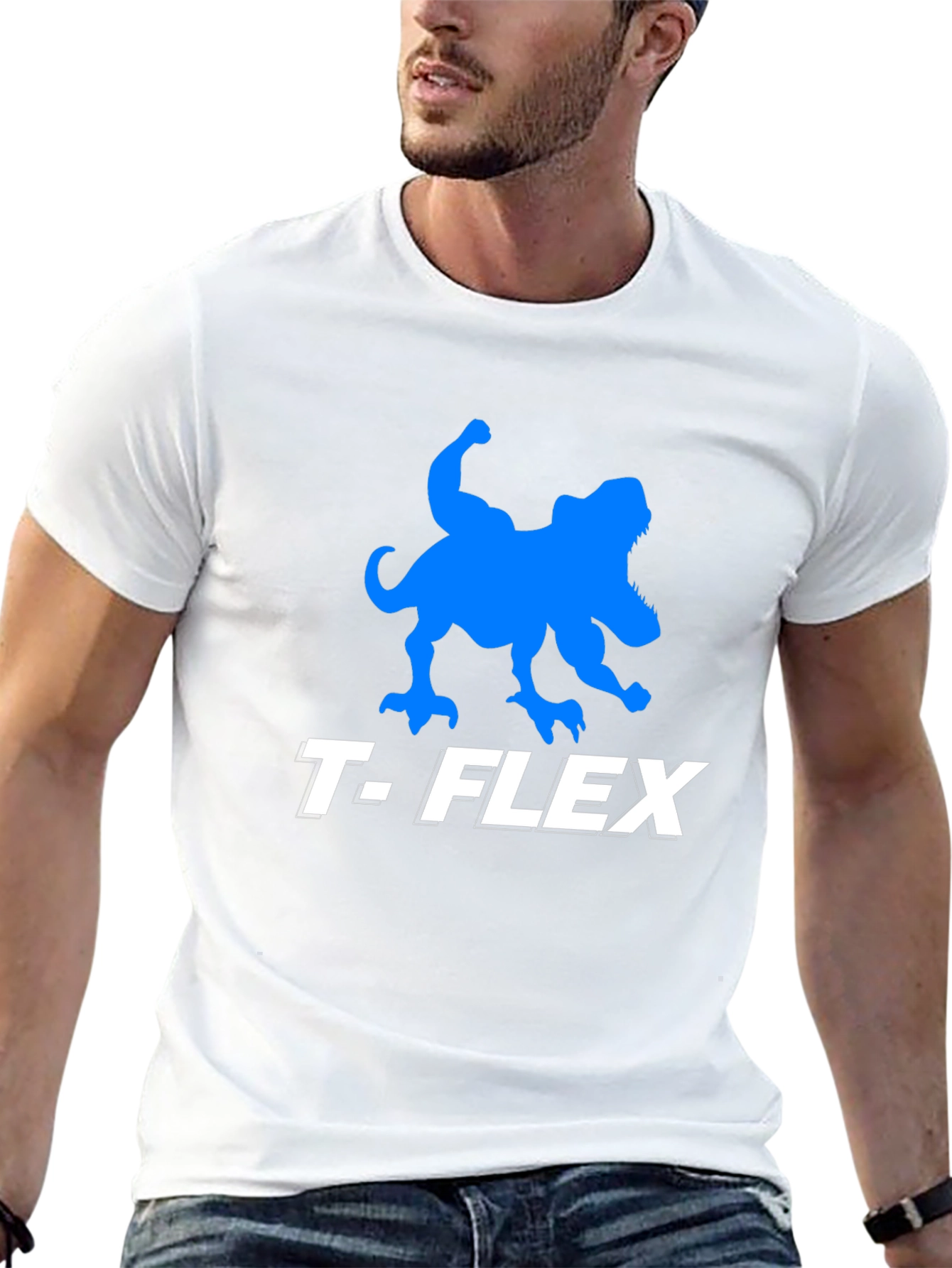 T-Flex Dinosaur Black T-Shirt