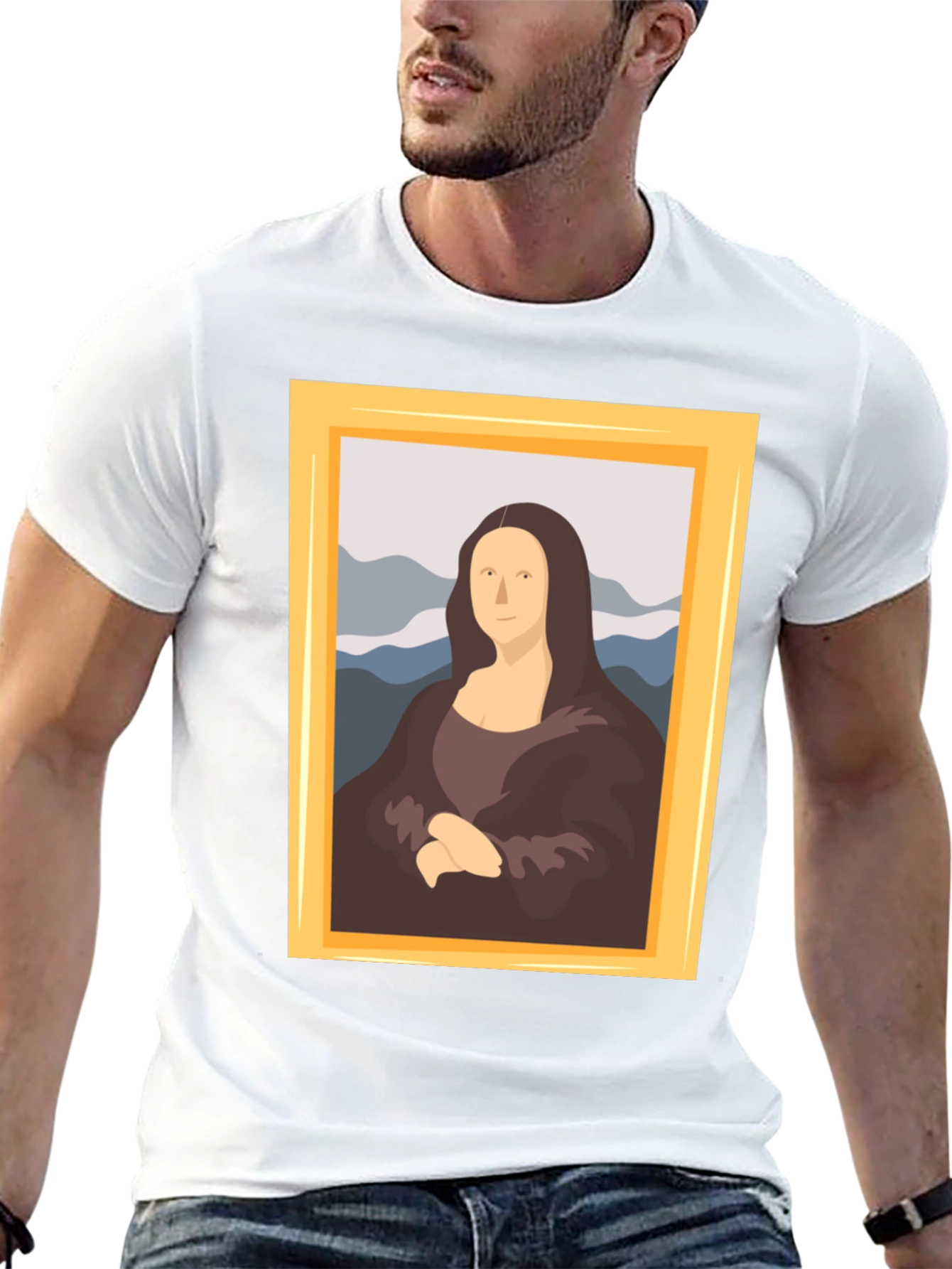 Mona Lisa Graphic Tee - Artistic Fashion Statement