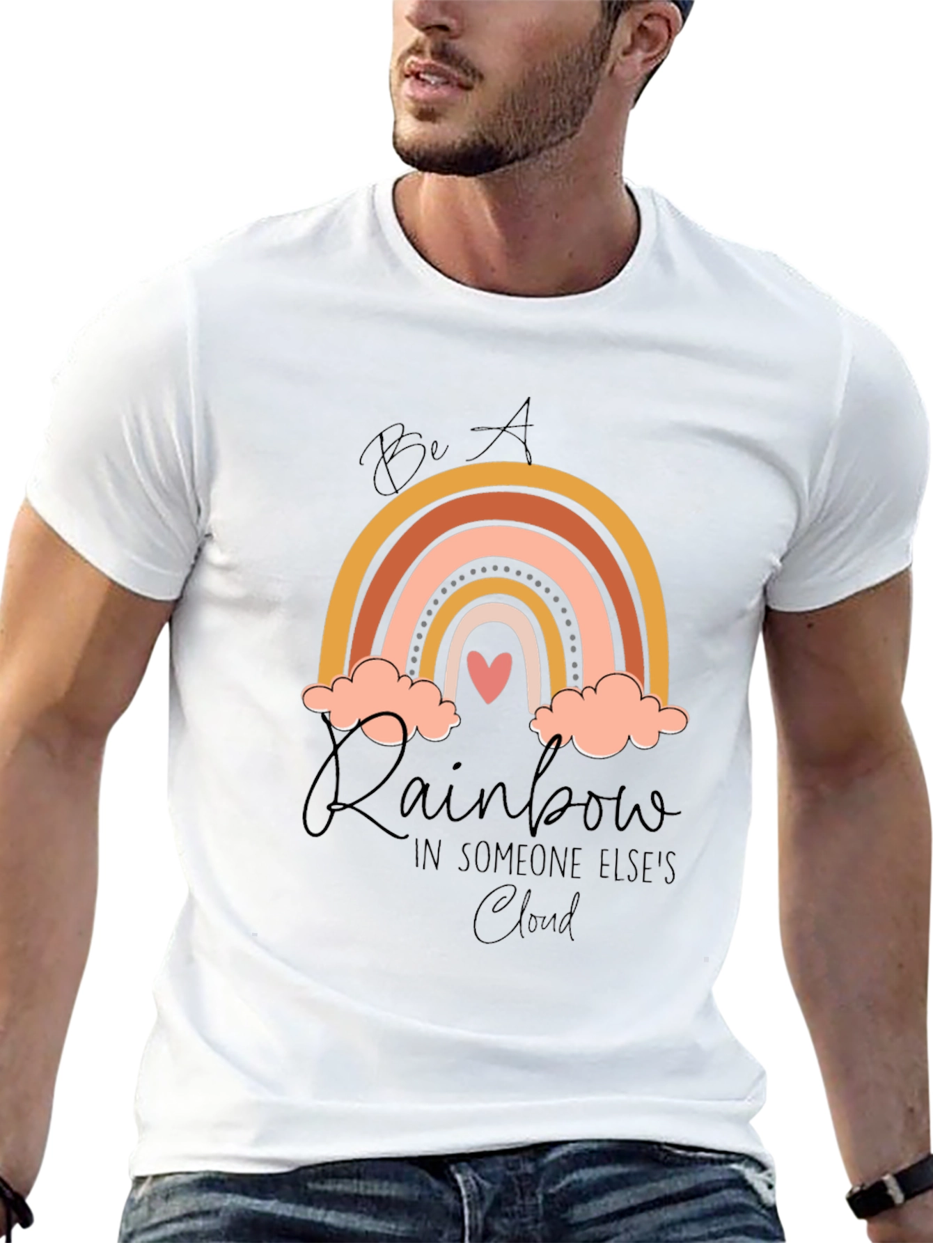 Be A Rainbow Graphic T-Shirt