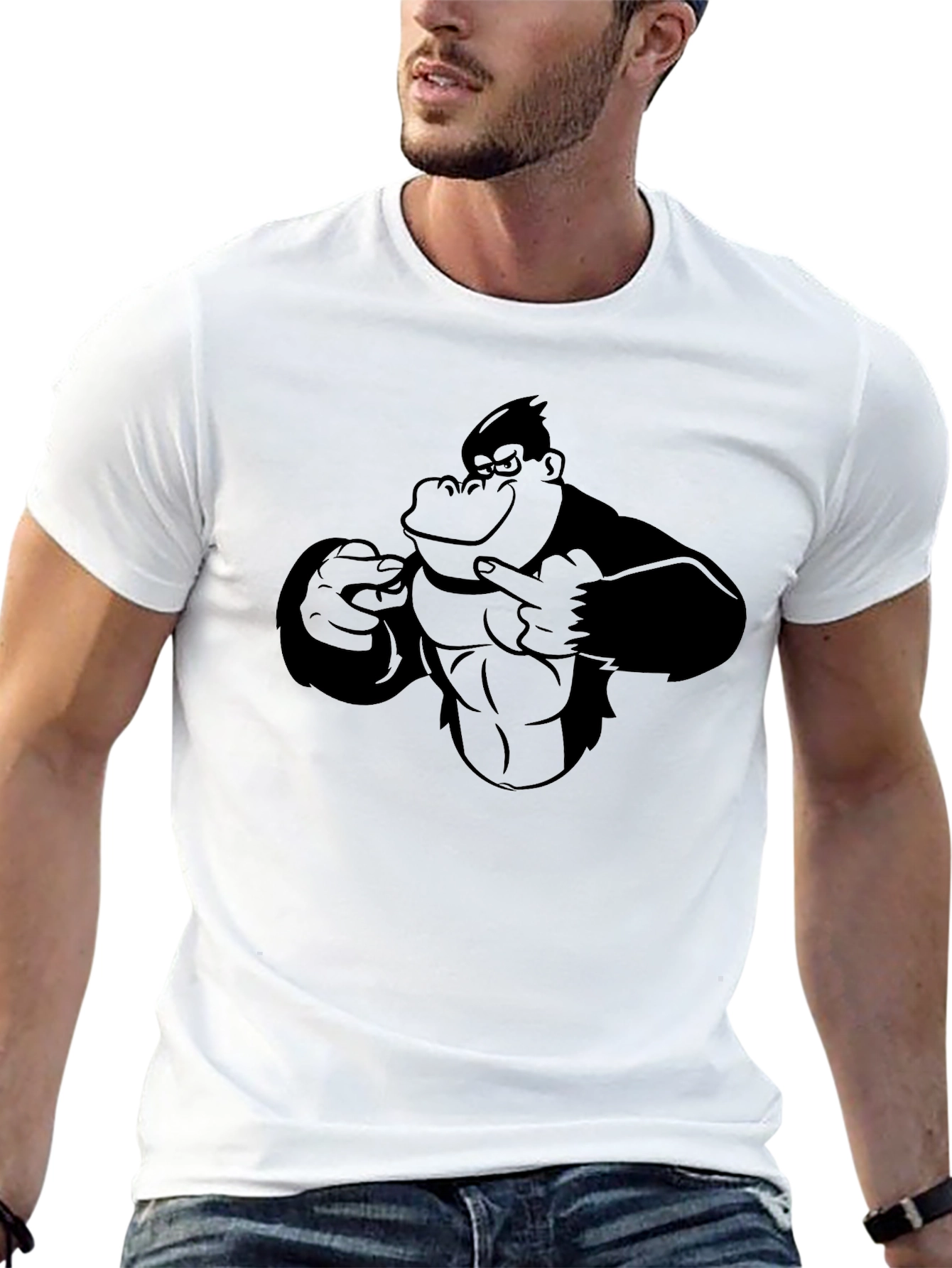 Gorilla Graphic Tee - Mens Black T-Shirt