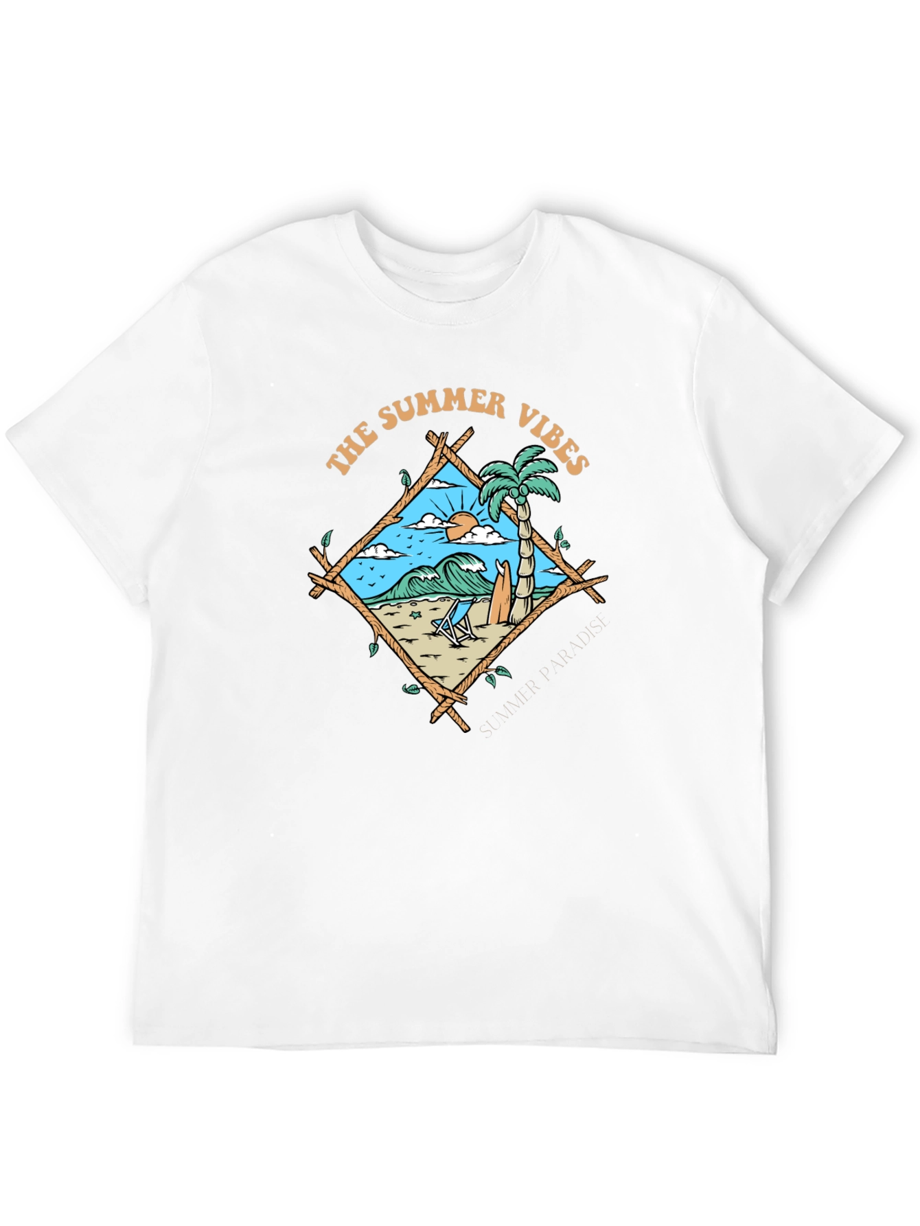 Summer Vibes Beach Graphic Tee