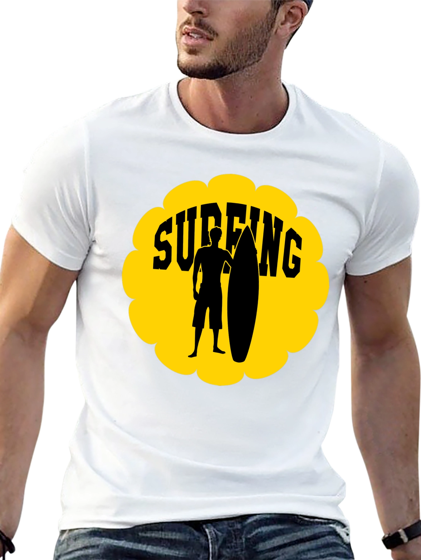 Surfing Graphic Tee - Stylish Summer Vibes