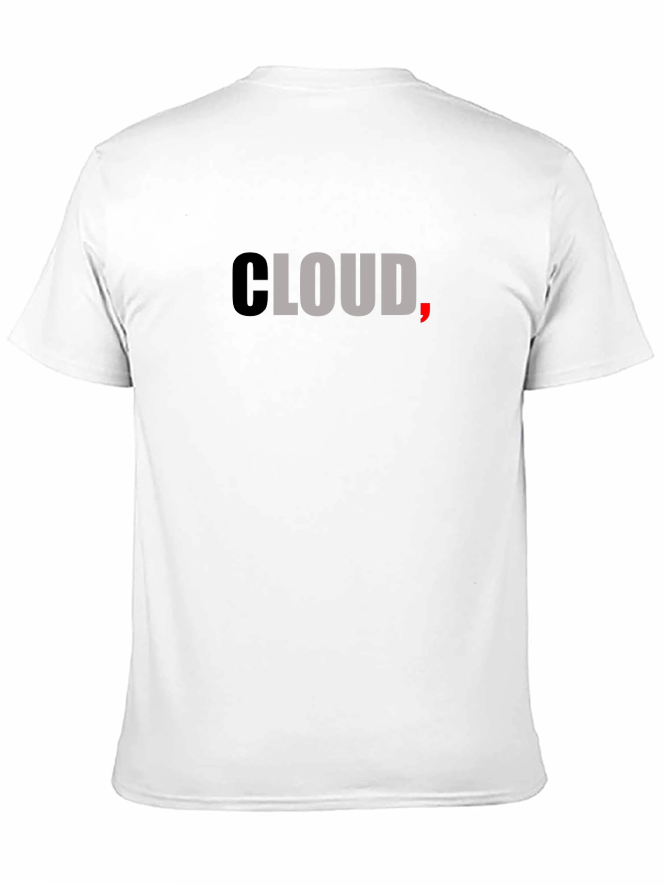 Cloud Graphic Tee - Stylish Black T-Shirt